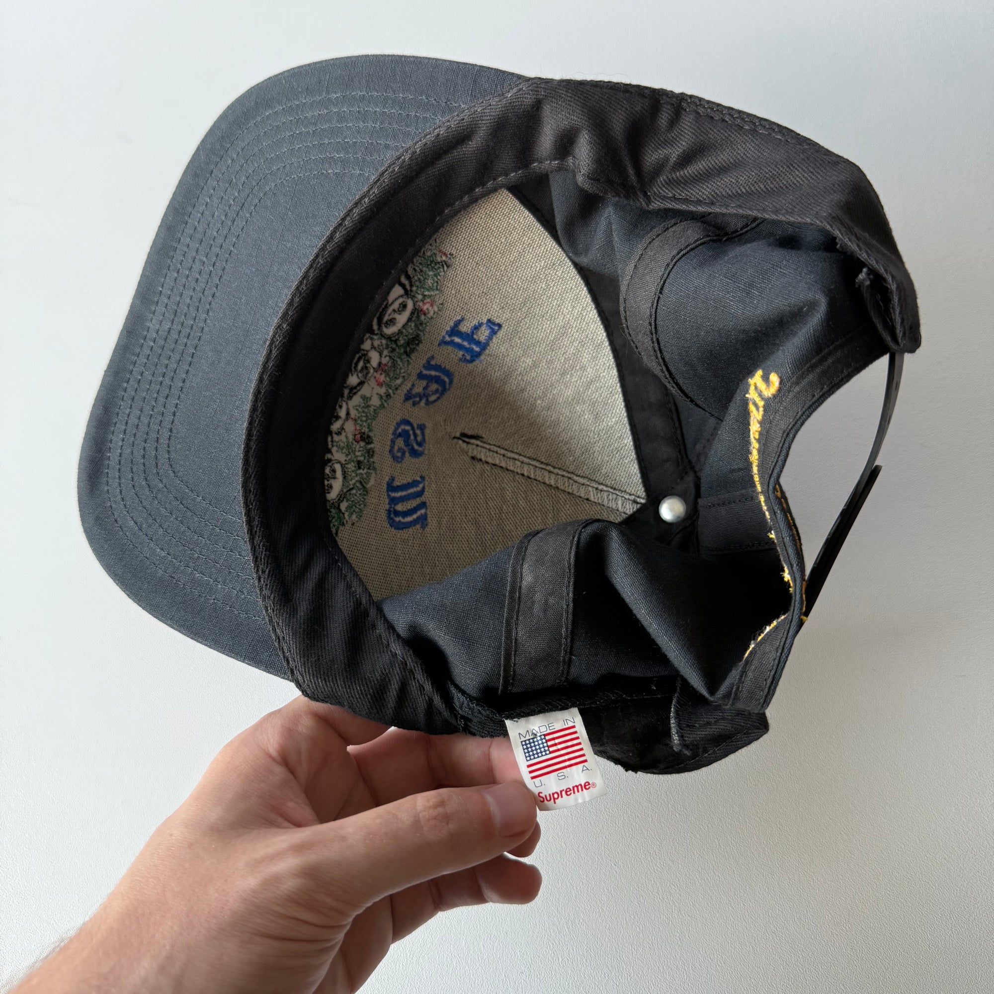 Supreme SS17 USAF Pandas 5-Panel Hat