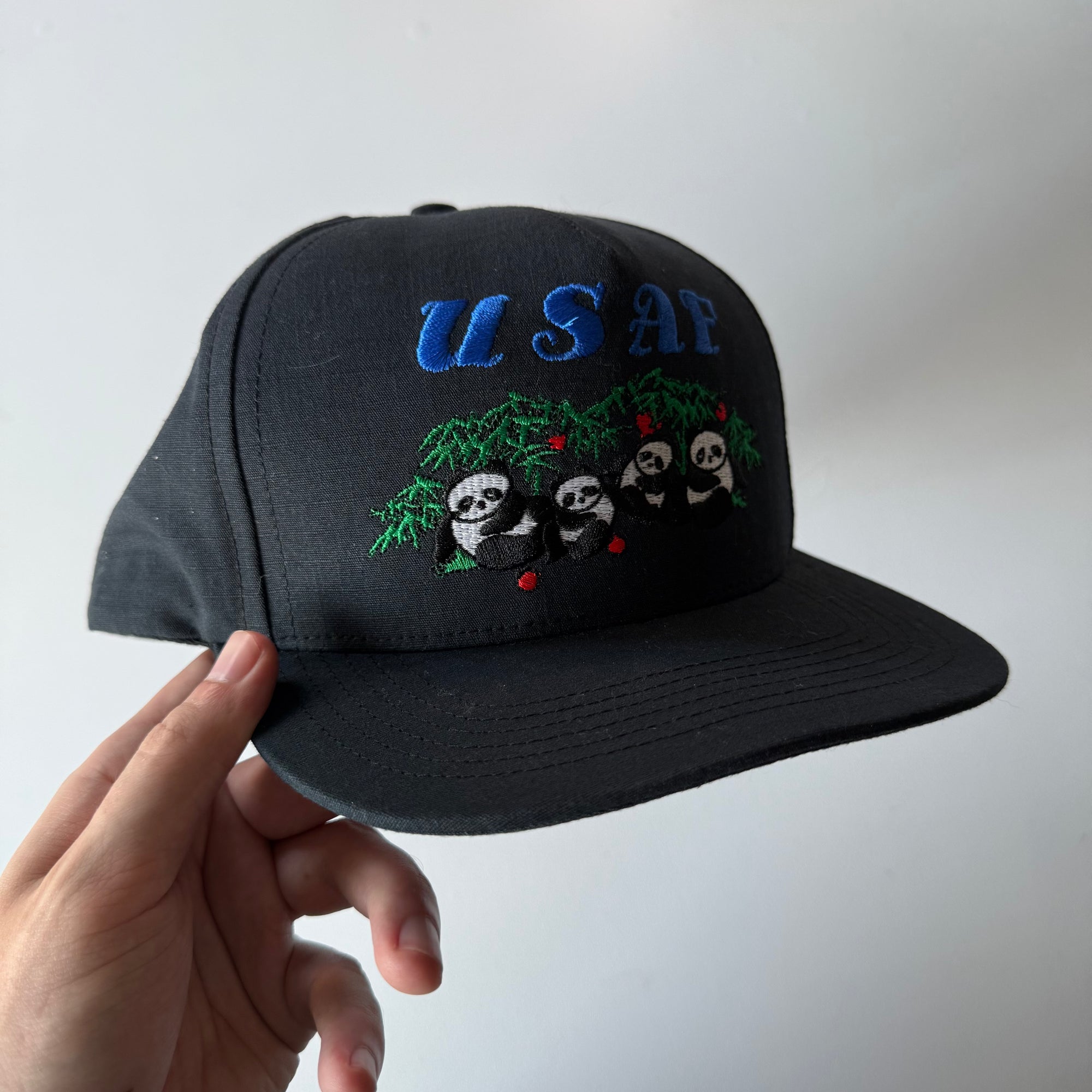 Supreme SS17 USAF Pandas 5-Panel Hat