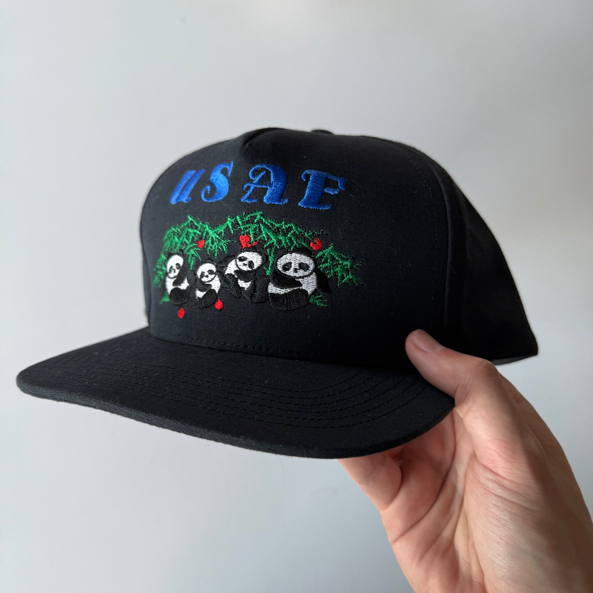 Supreme SS17 USAF Pandas 5-Panel Hat