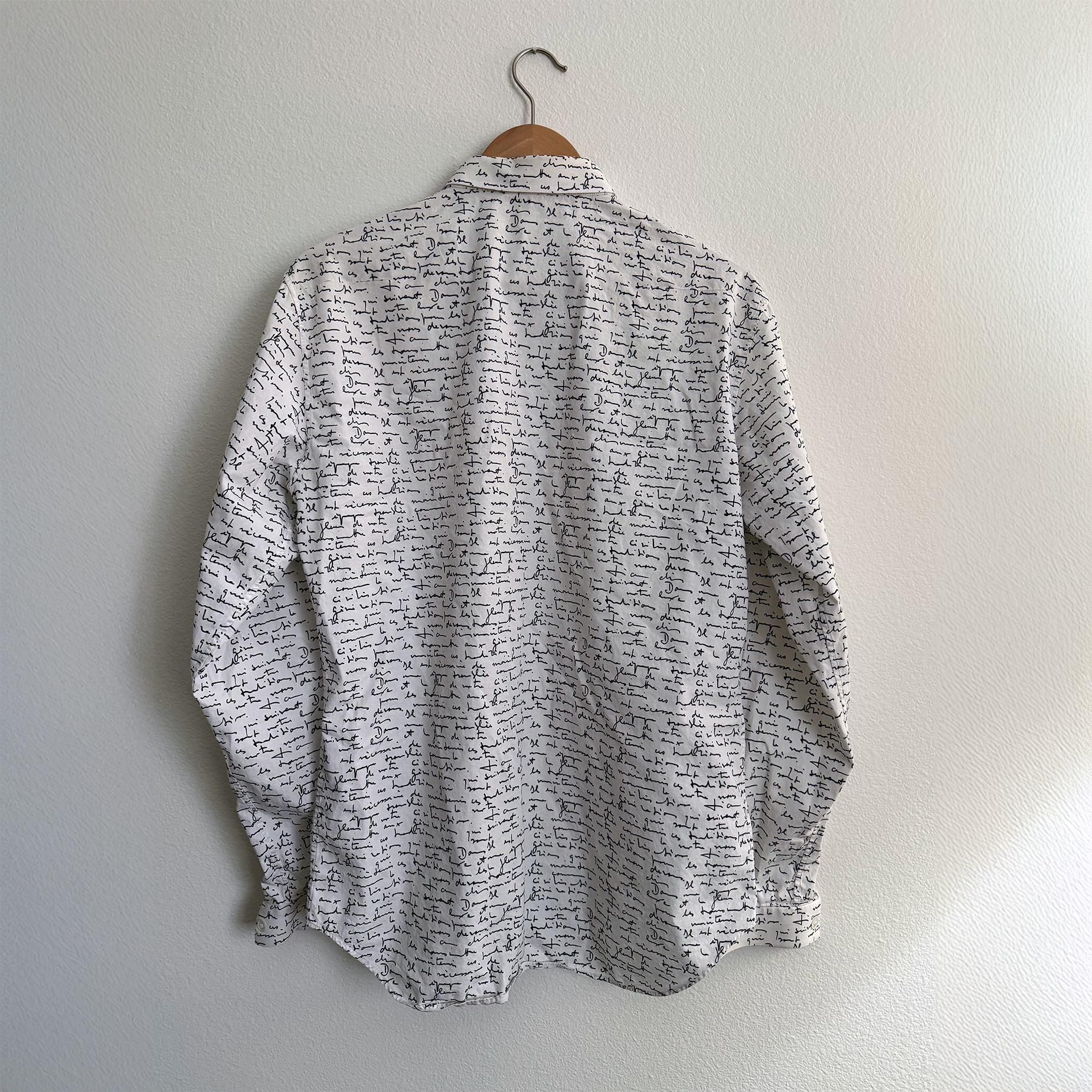 Dior SS15 Handwritten Script Shirt