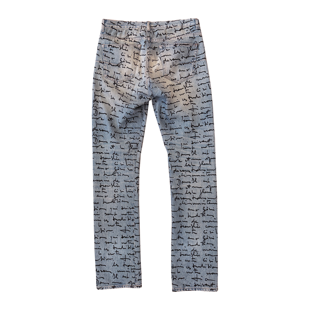 Dior SS15 Handwritten Script Denim