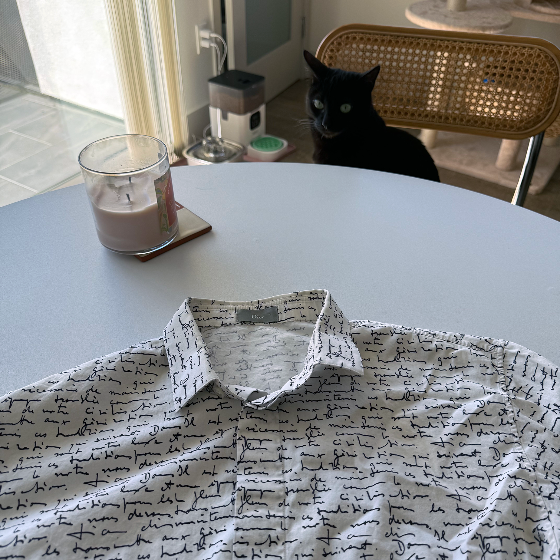 Dior SS15 Handwritten Script Shirt