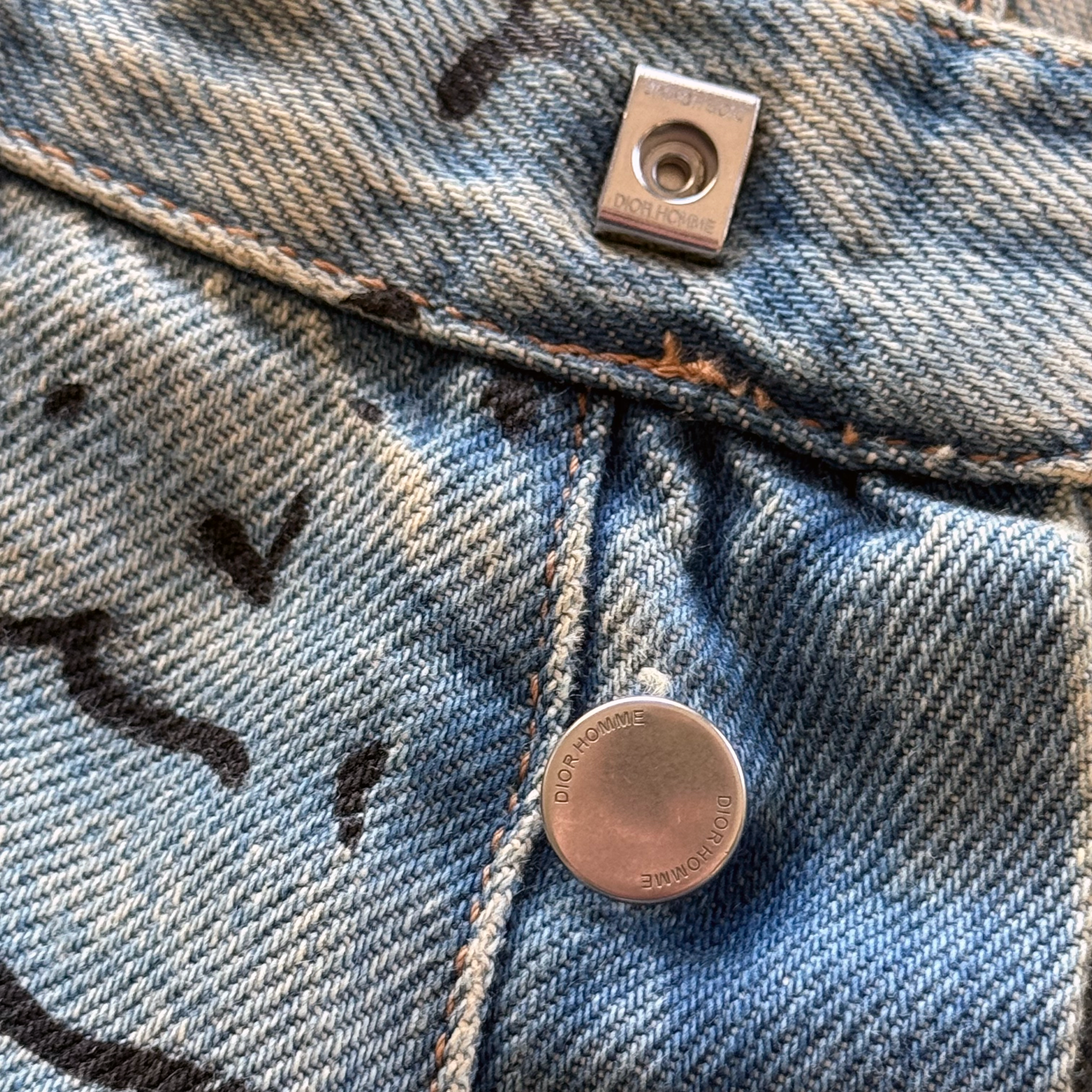 Dior SS15 Handwritten Script Denim