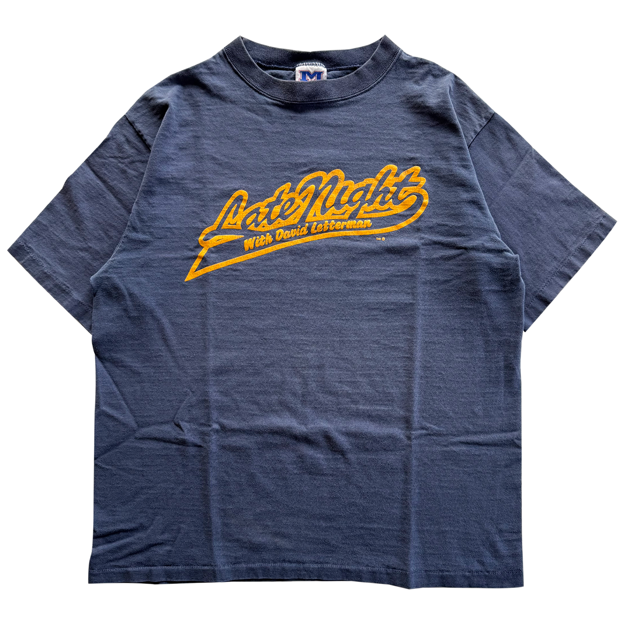 Vintage 1980s Late Night with David Letterman Tee