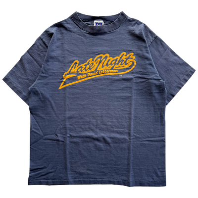 Vintage 1980s Late Night with David Letterman Tee