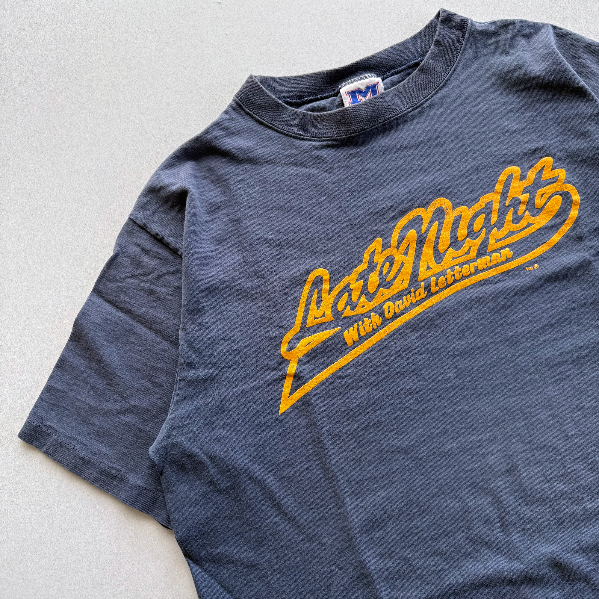 Vintage 1980s Late Night with David Letterman Tee