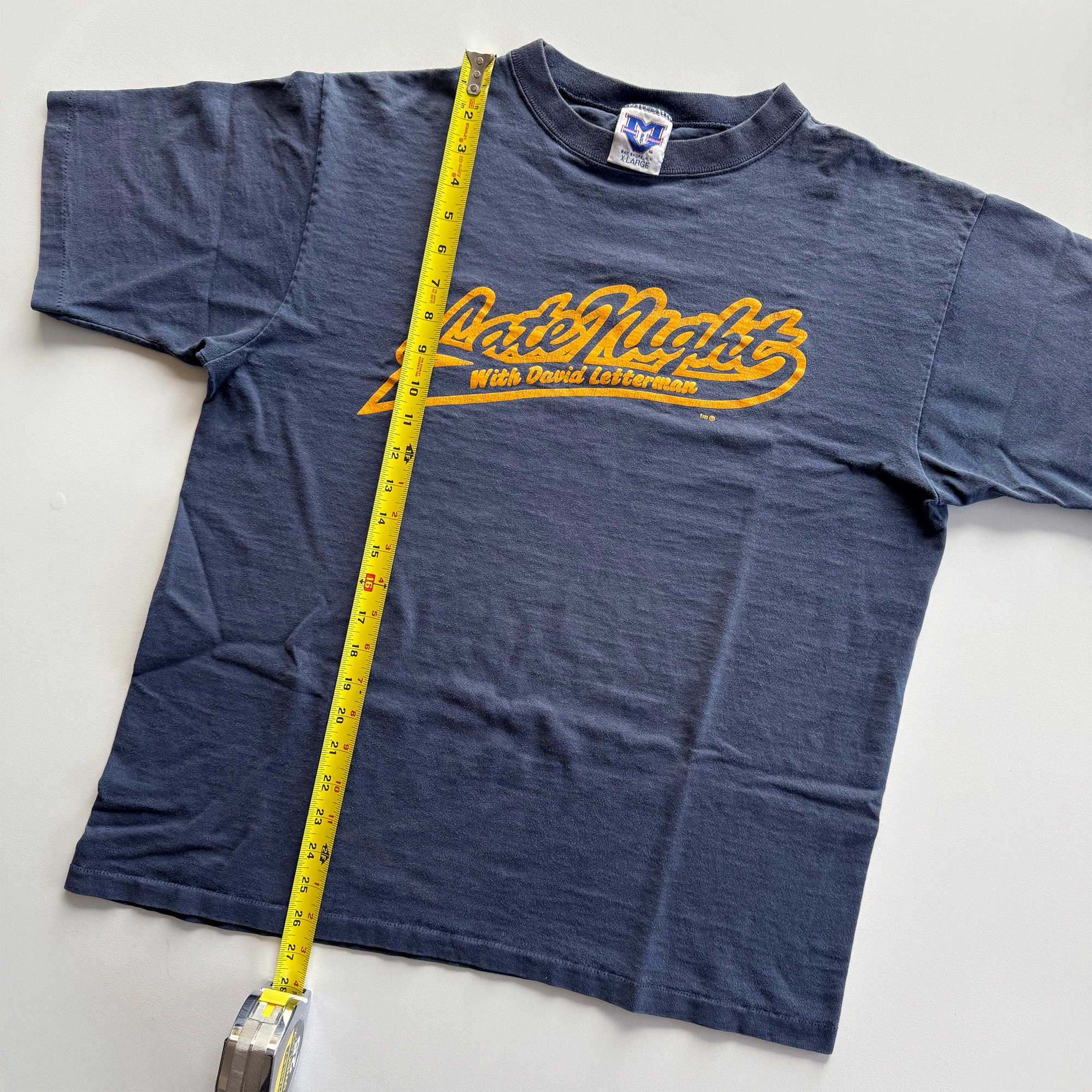 Vintage 1980s Late Night with David Letterman Tee