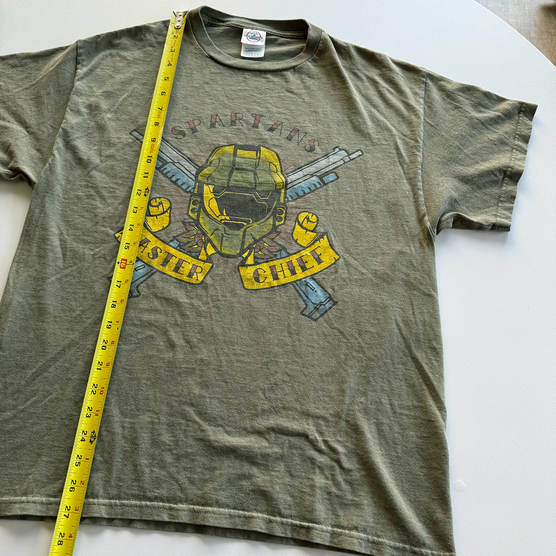Vintage 2007 Halo 3 "Spartans" Master Chief Promo Tee