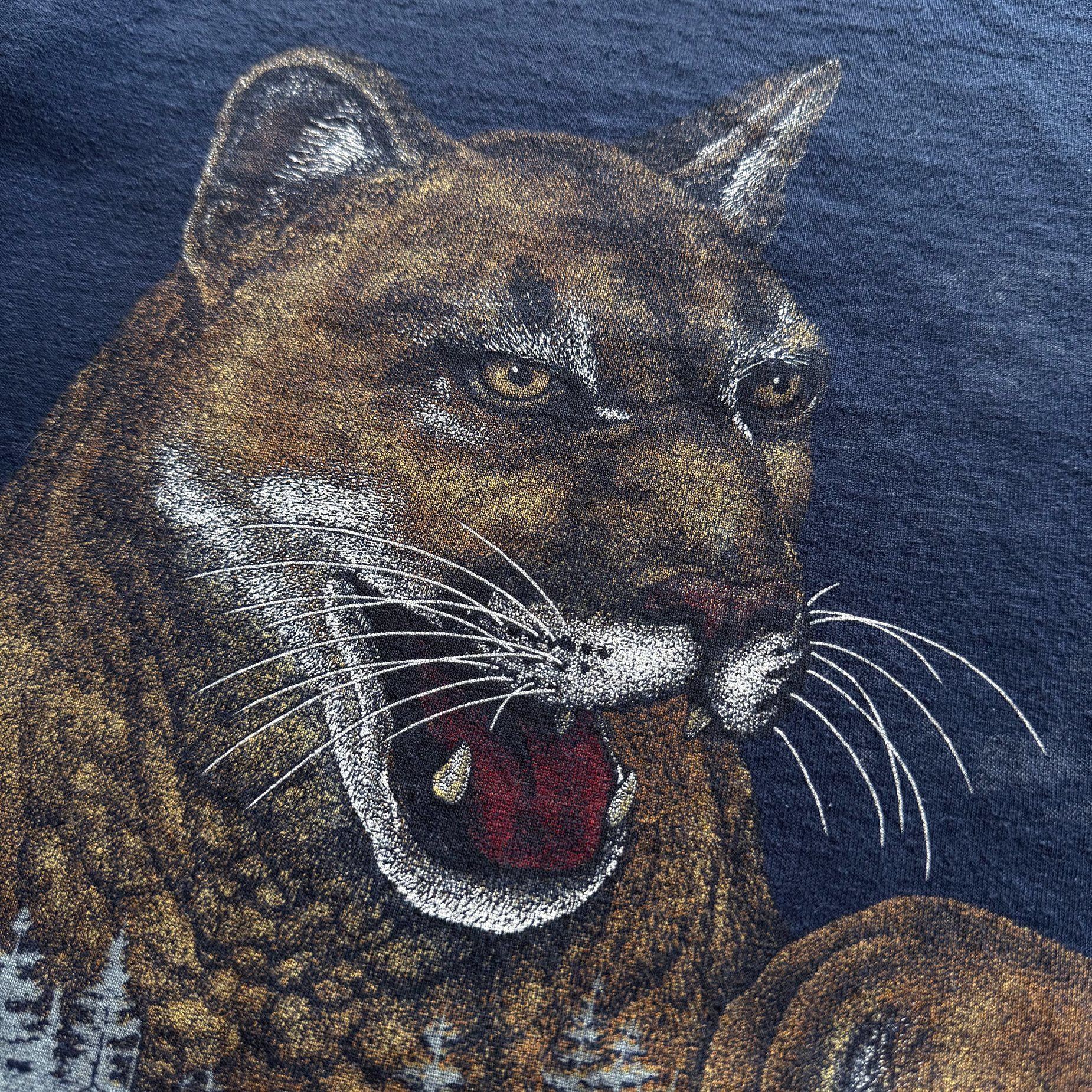 Vintage 1990s Mountain Lion Nature Tee
