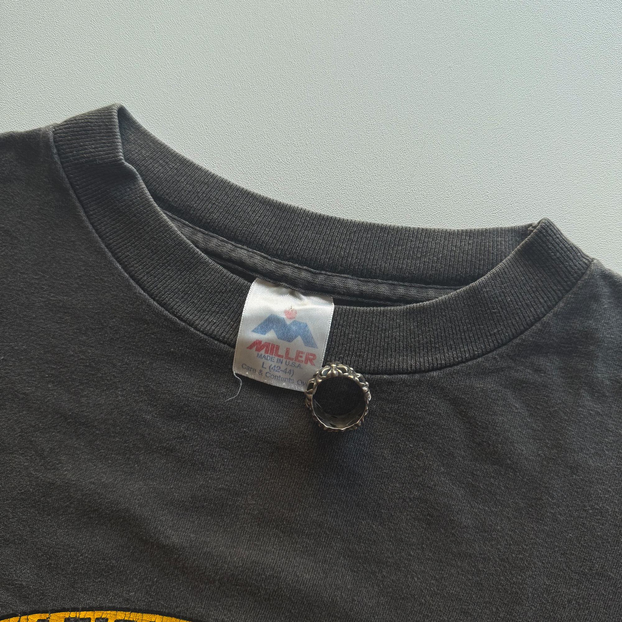 Vintage 1980s National Guard Military Pin Up Girl Tee