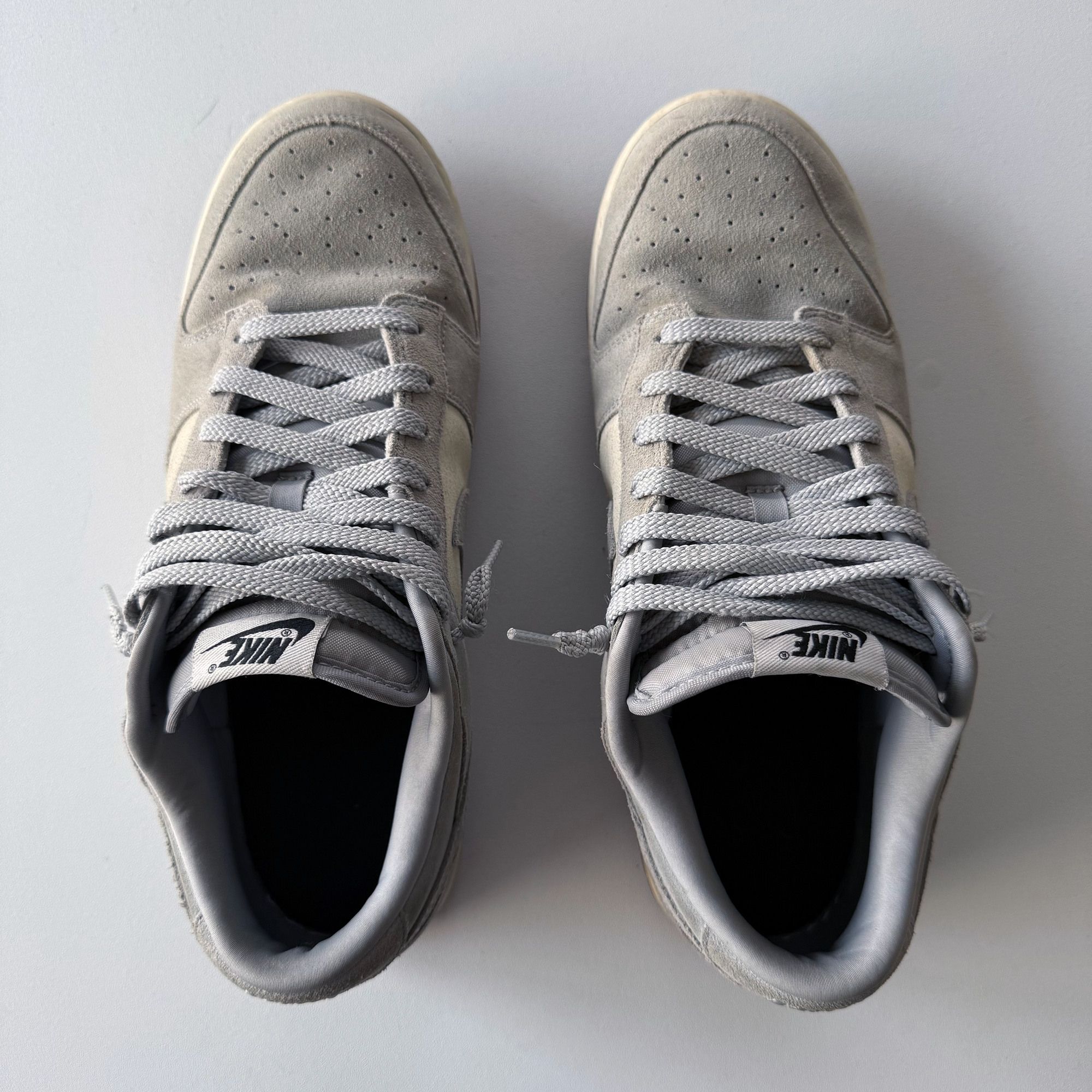 Nike ID 365 Custom "Wolf Grey" Dunk Lows