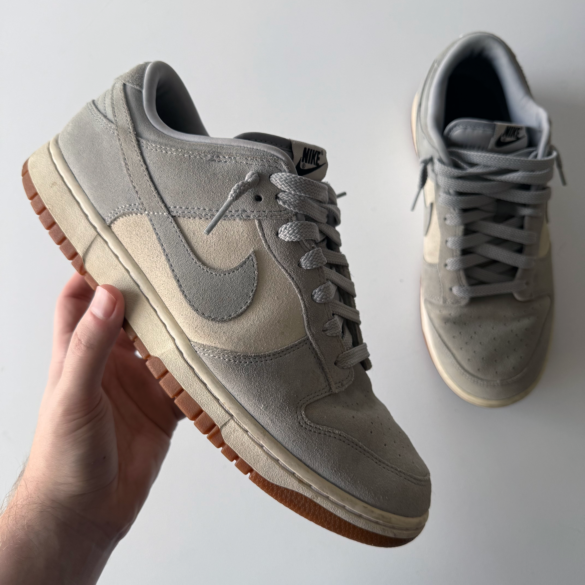 Nike ID 365 Custom "Wolf Grey" Dunk Lows