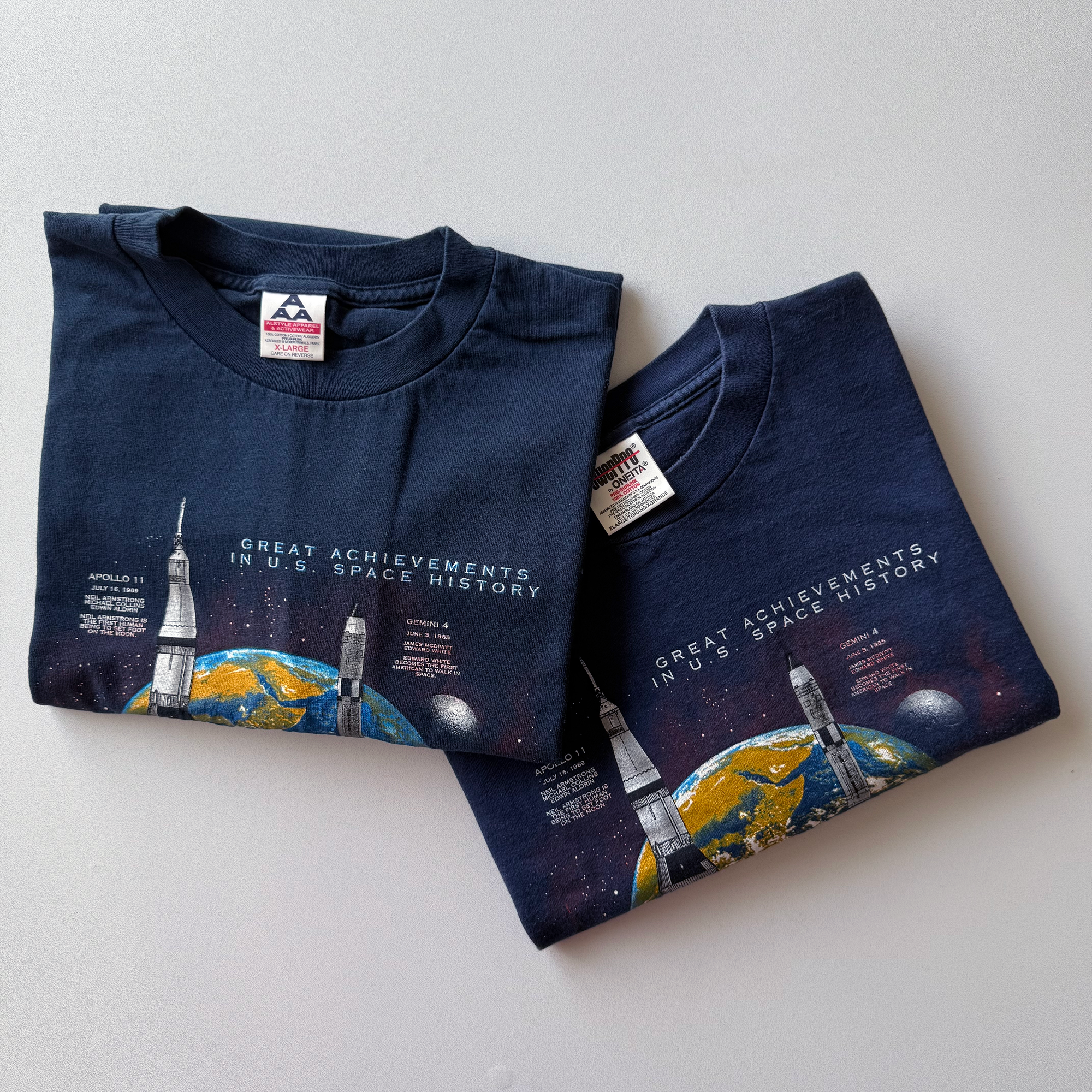 Vintage 1998 NASA US Space History Tee