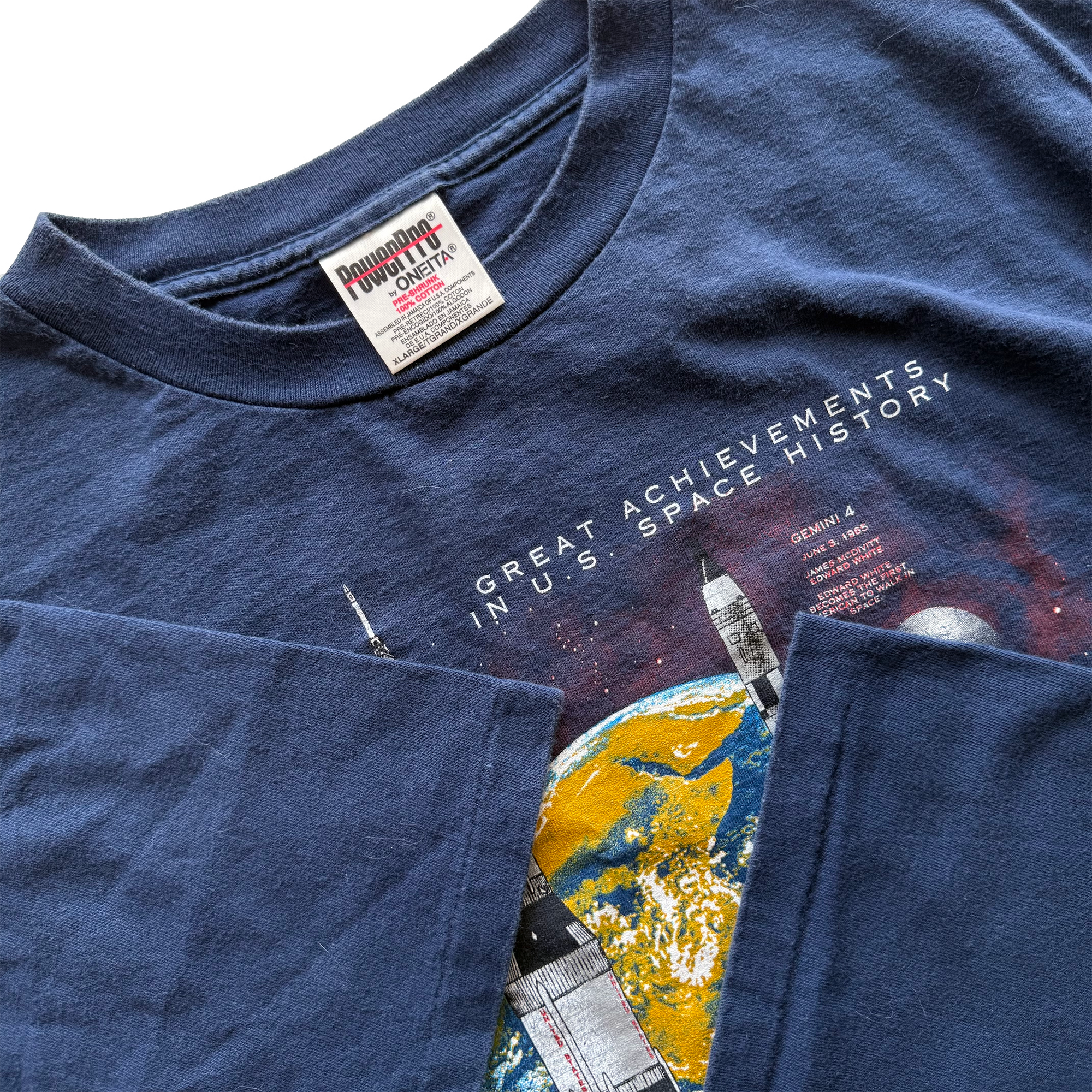 Vintage 1998 NASA US Space History Tee