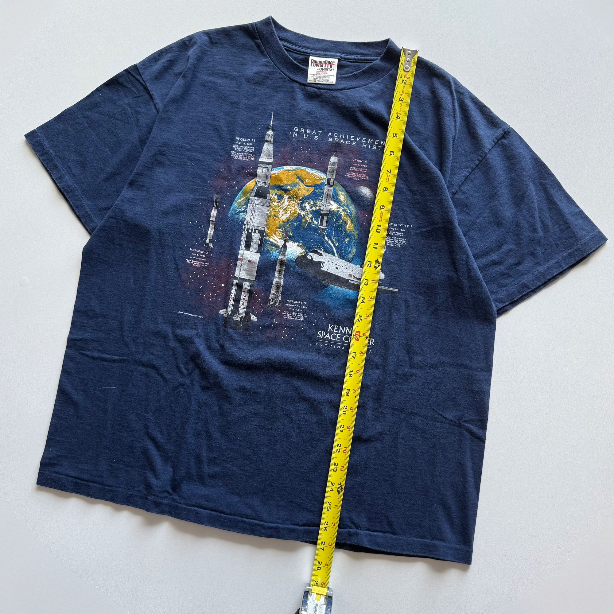 Vintage 1998 NASA US Space History Tee