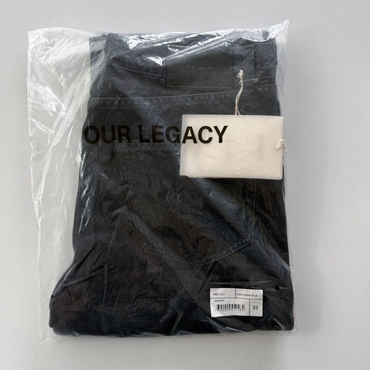 Our Legacy | First Cut Nocturnal Blue Denim | Sz 33
