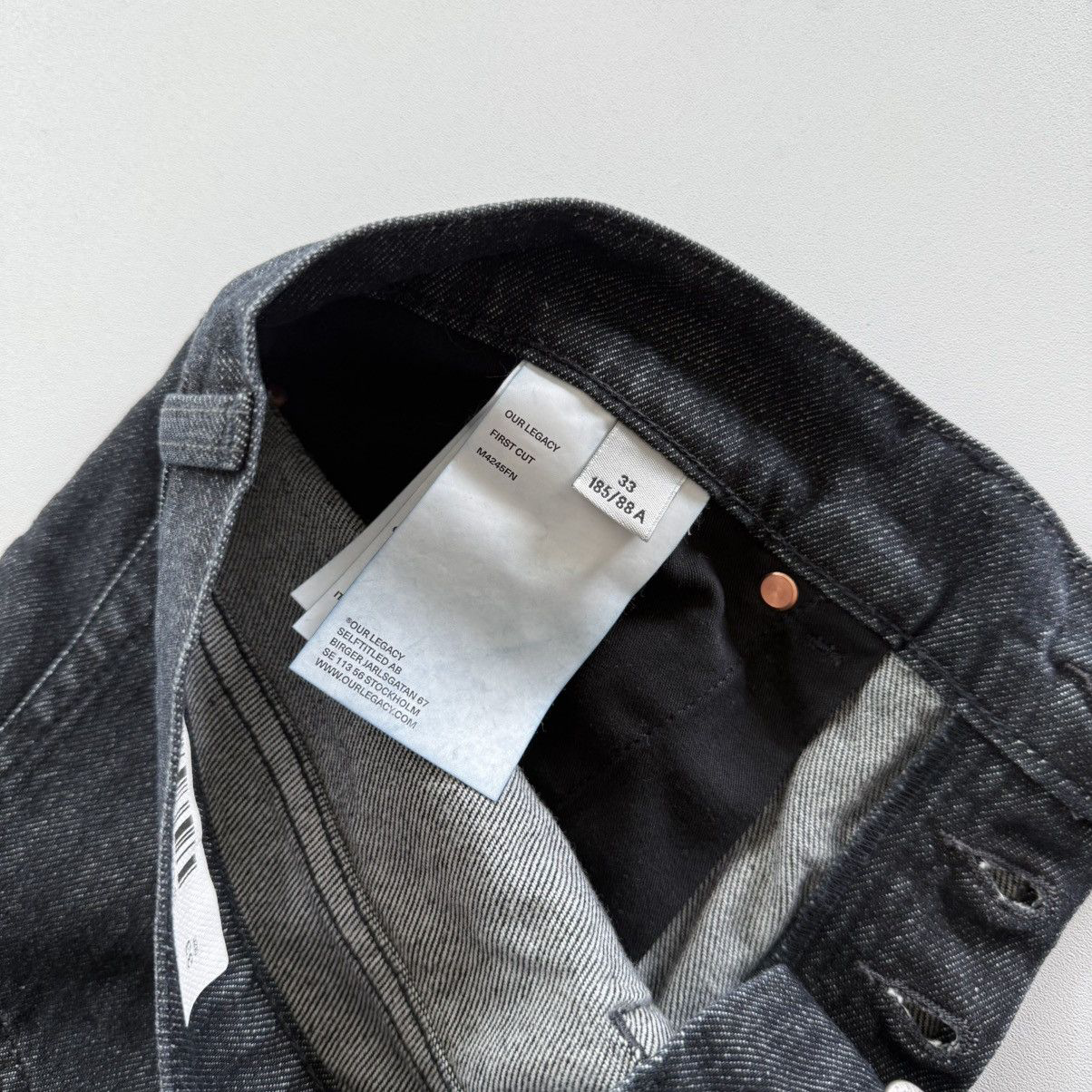 Our Legacy | First Cut Nocturnal Blue Denim | Sz 33