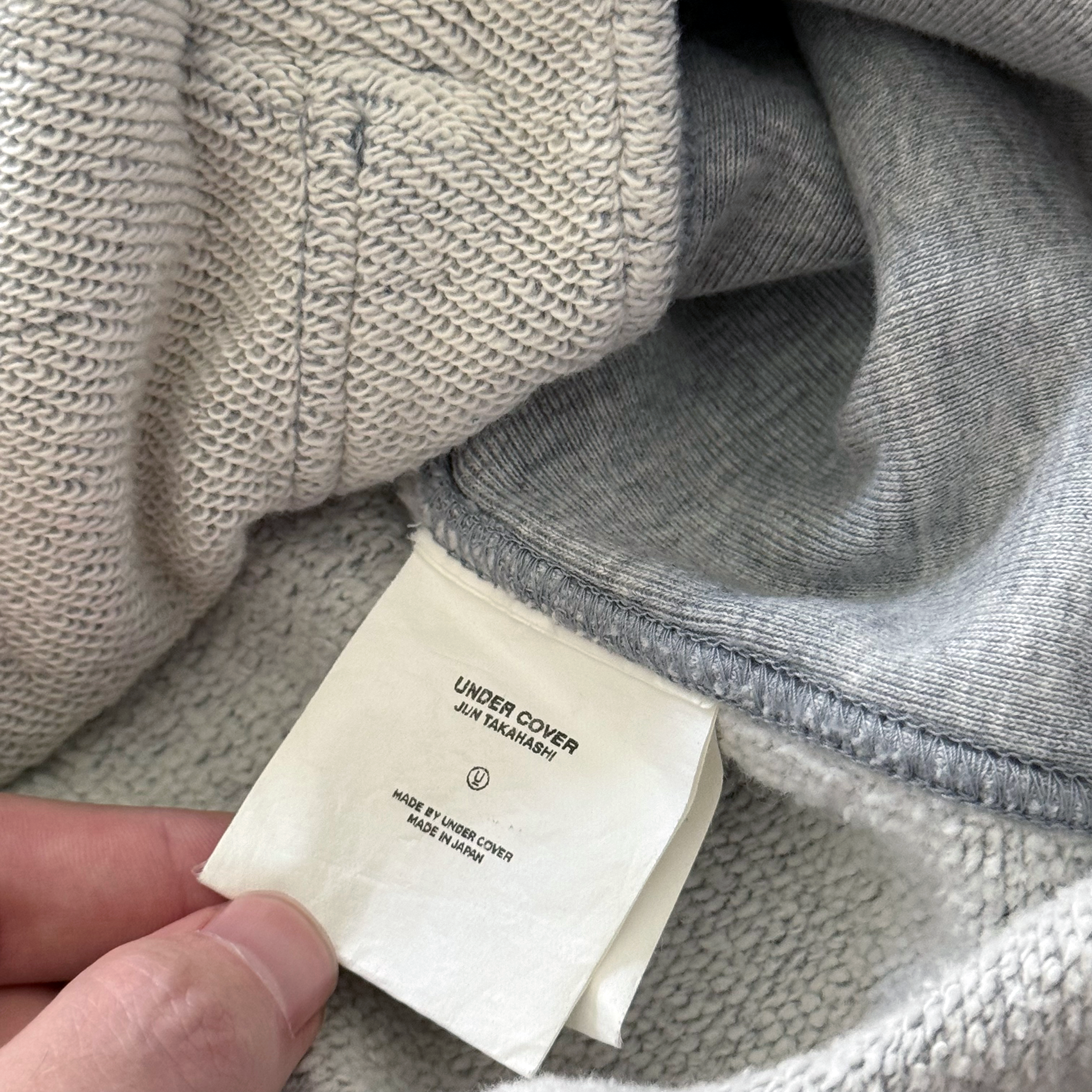 Undercover AW03 Paper Doll Hybrid Reconstructed Peacoat