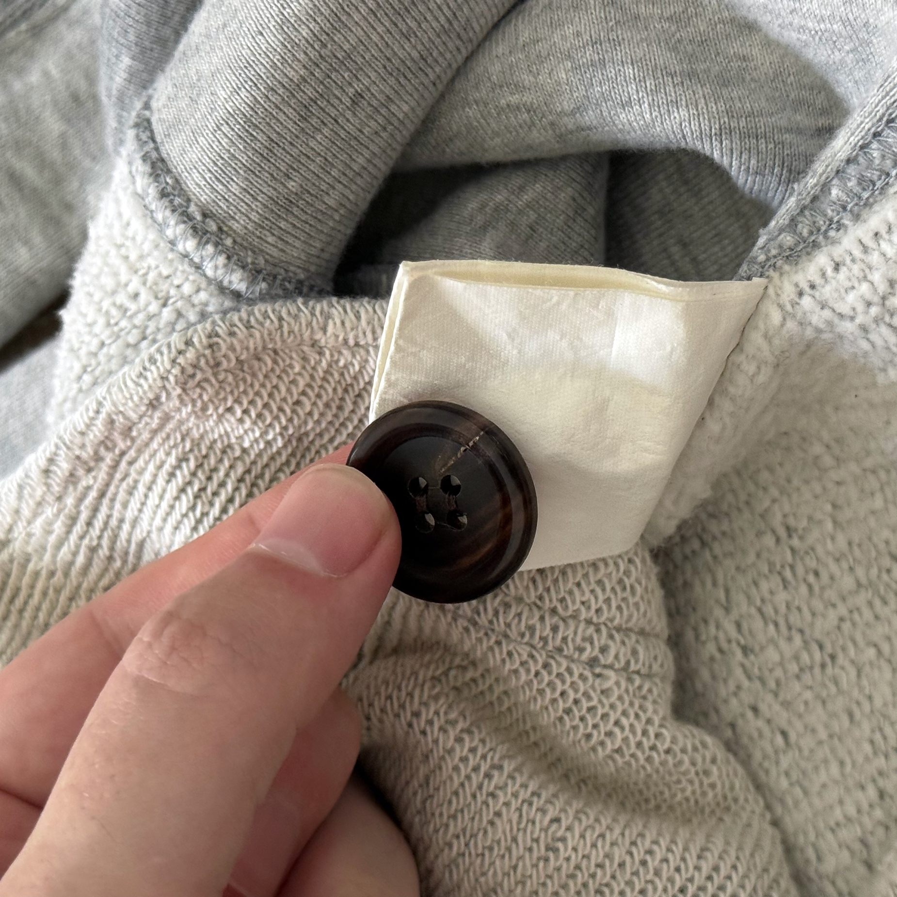 Undercover AW03 Paper Doll Hybrid Reconstructed Peacoat