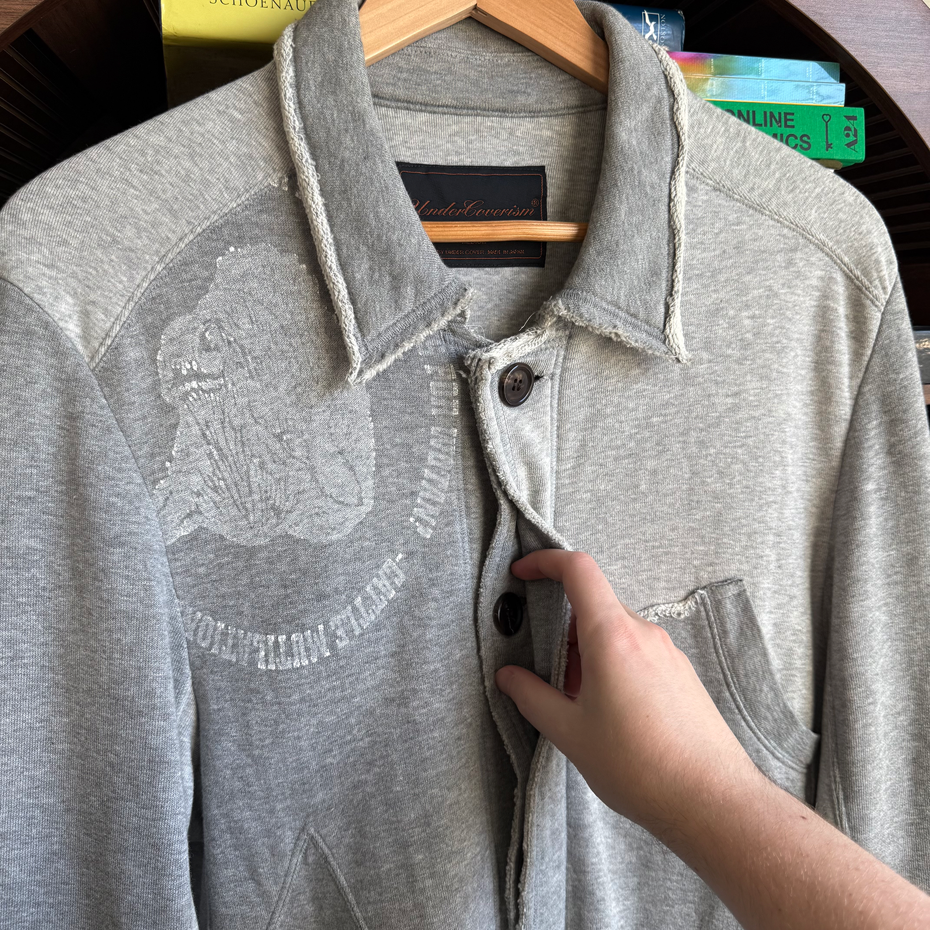 Undercover AW03 Paper Doll Hybrid Reconstructed Peacoat