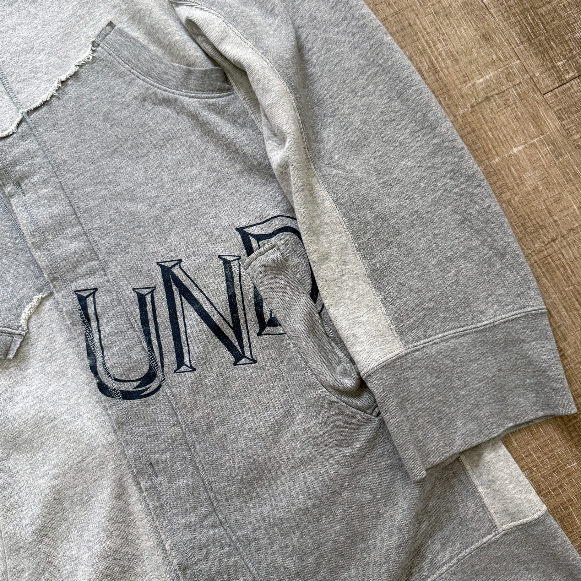 Undercover AW03 Paper Doll Hybrid Reconstructed Peacoat