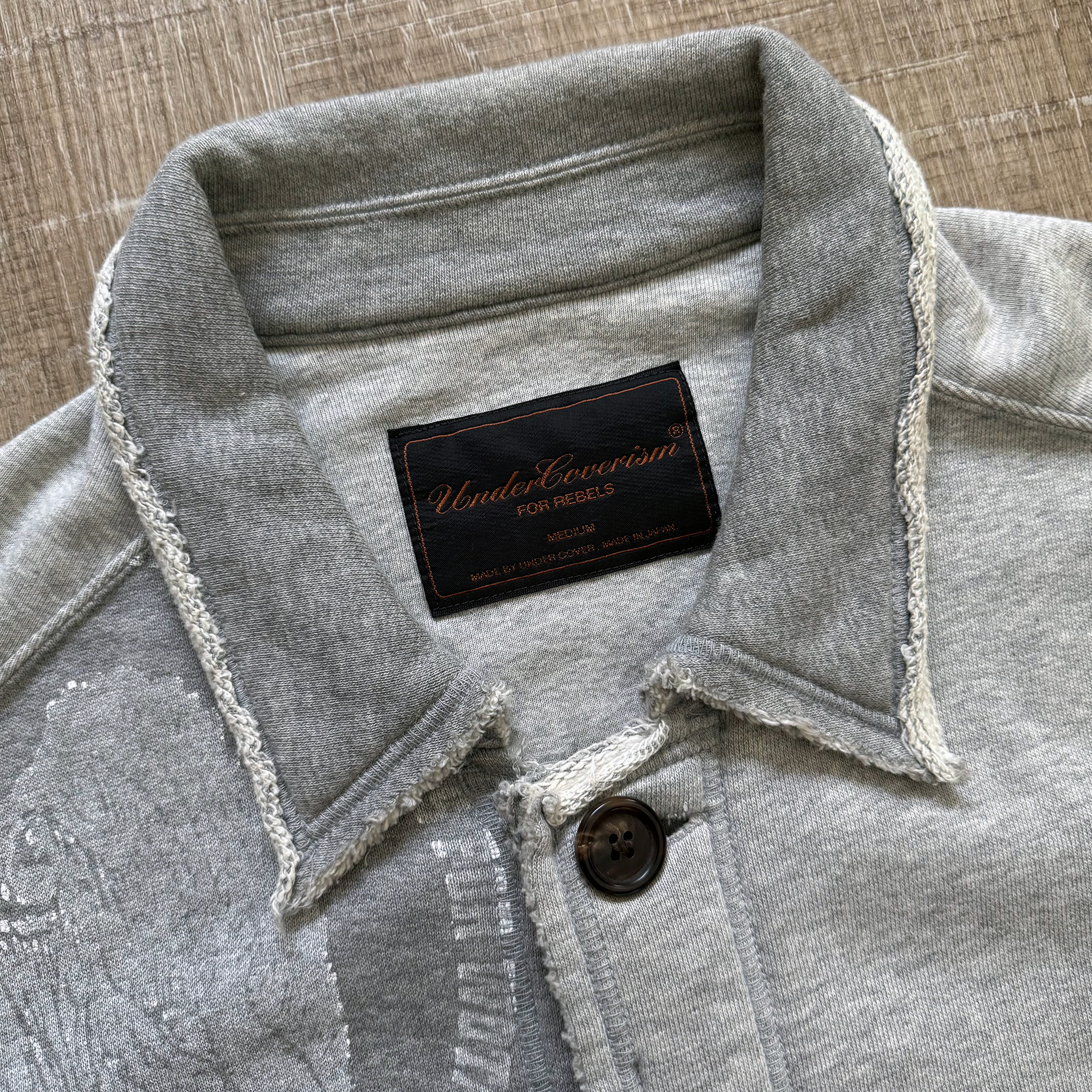 Undercover AW03 Paper Doll Hybrid Reconstructed Peacoat