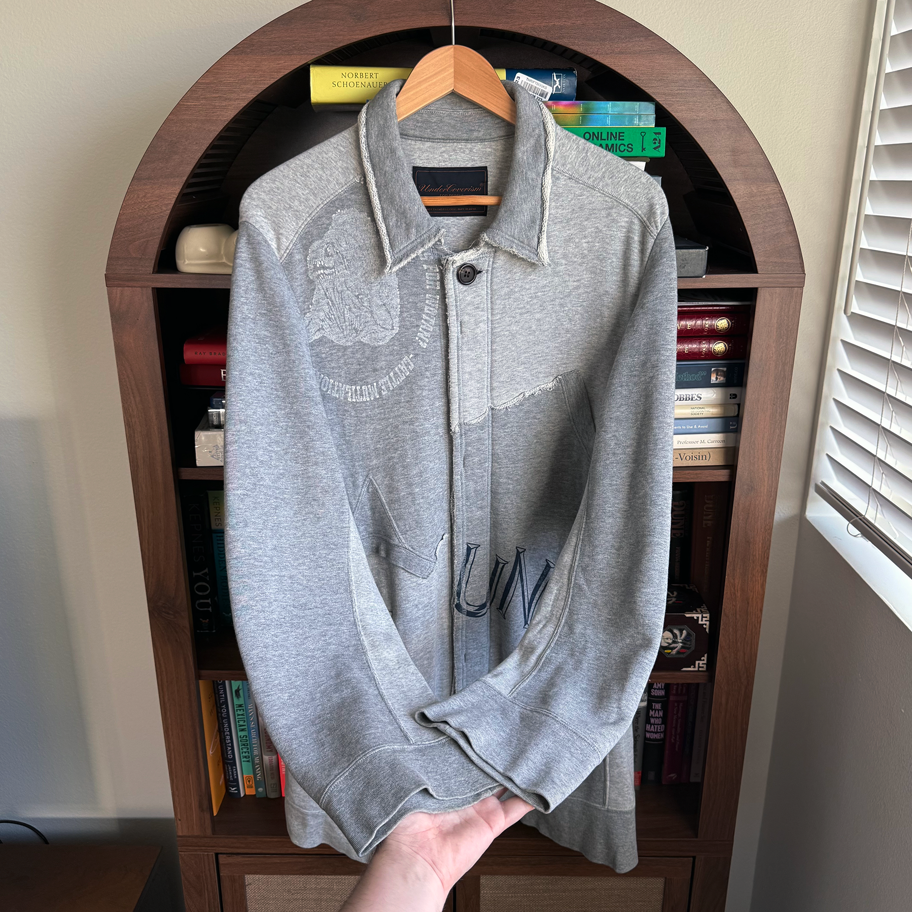 Undercover AW03 Paper Doll Hybrid Reconstructed Peacoat