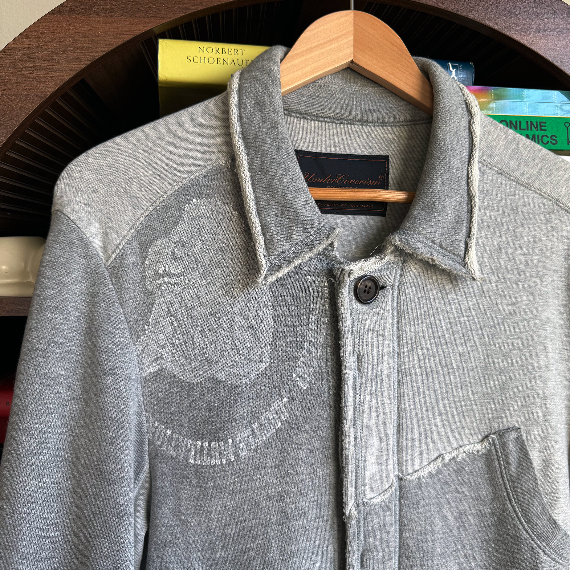 Undercover AW03 Paper Doll Hybrid Reconstructed Peacoat