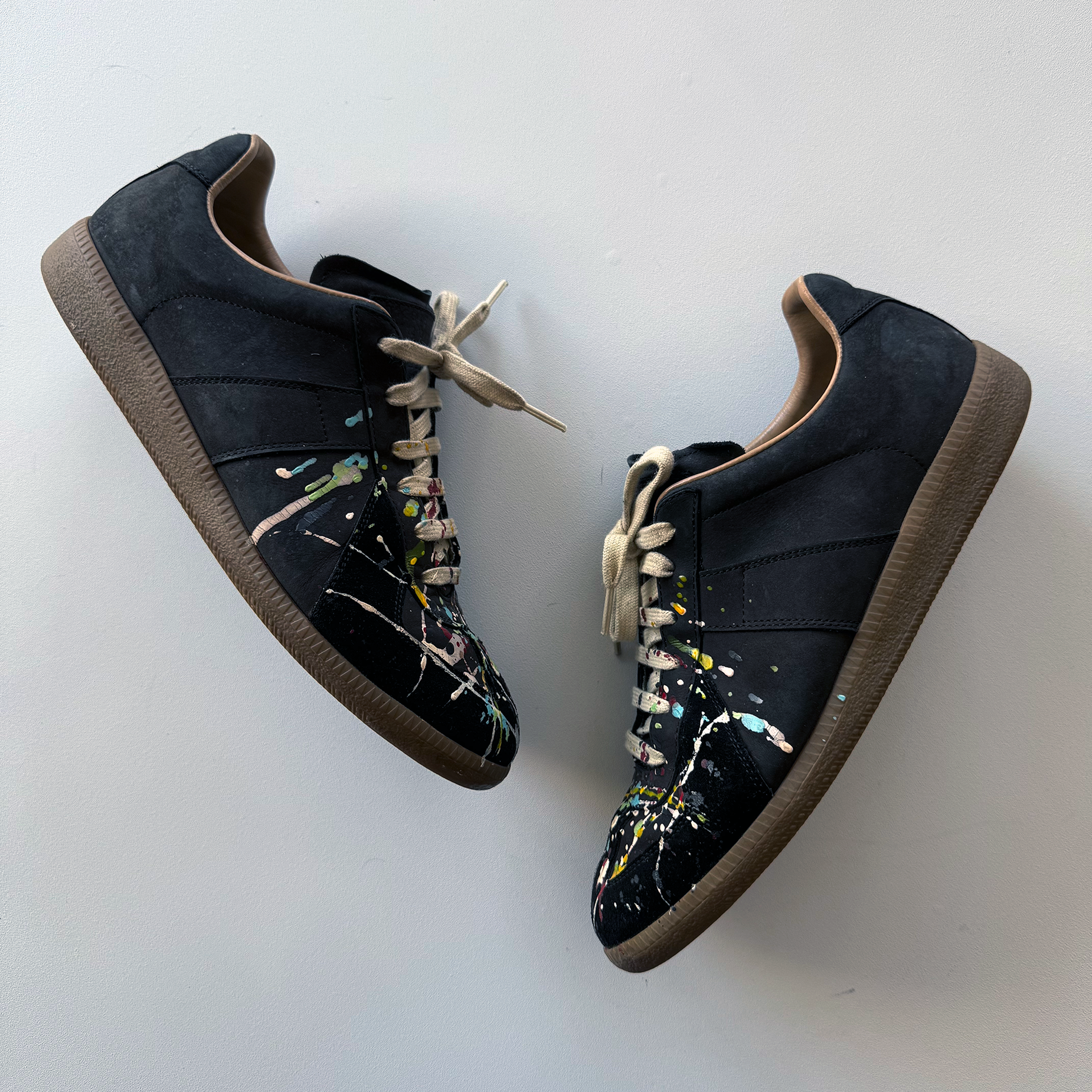 Maison Margiela Paint Splatter GATs (EU 41.5)