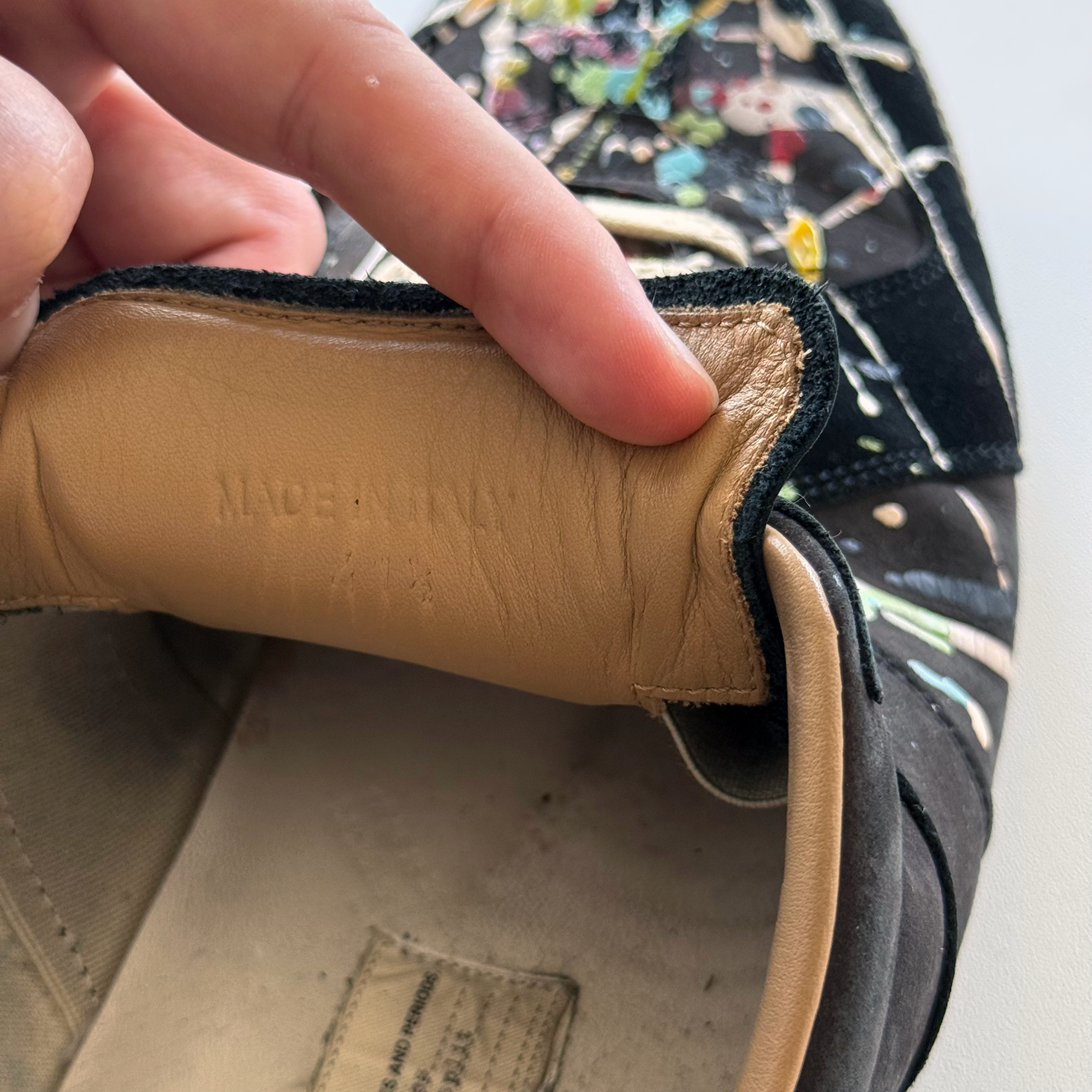 Maison Margiela Paint Splatter GATs (EU 41.5)