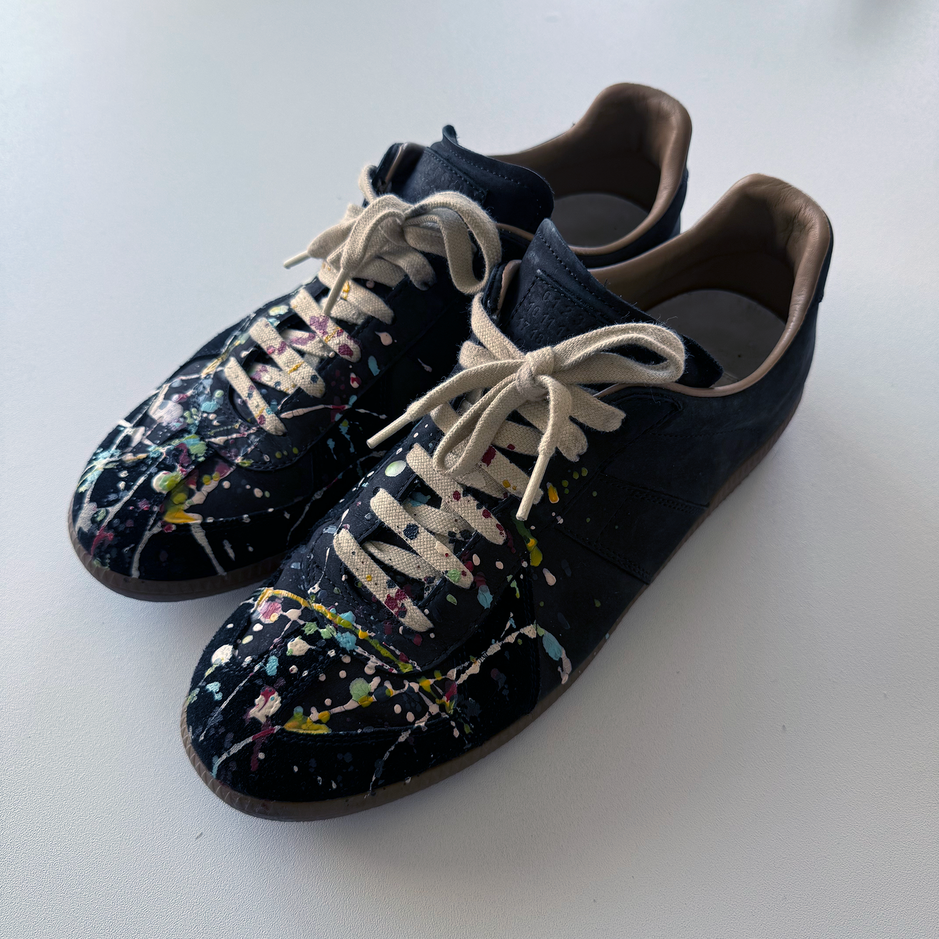 Maison Margiela Paint Splatter GATs (EU 41.5)