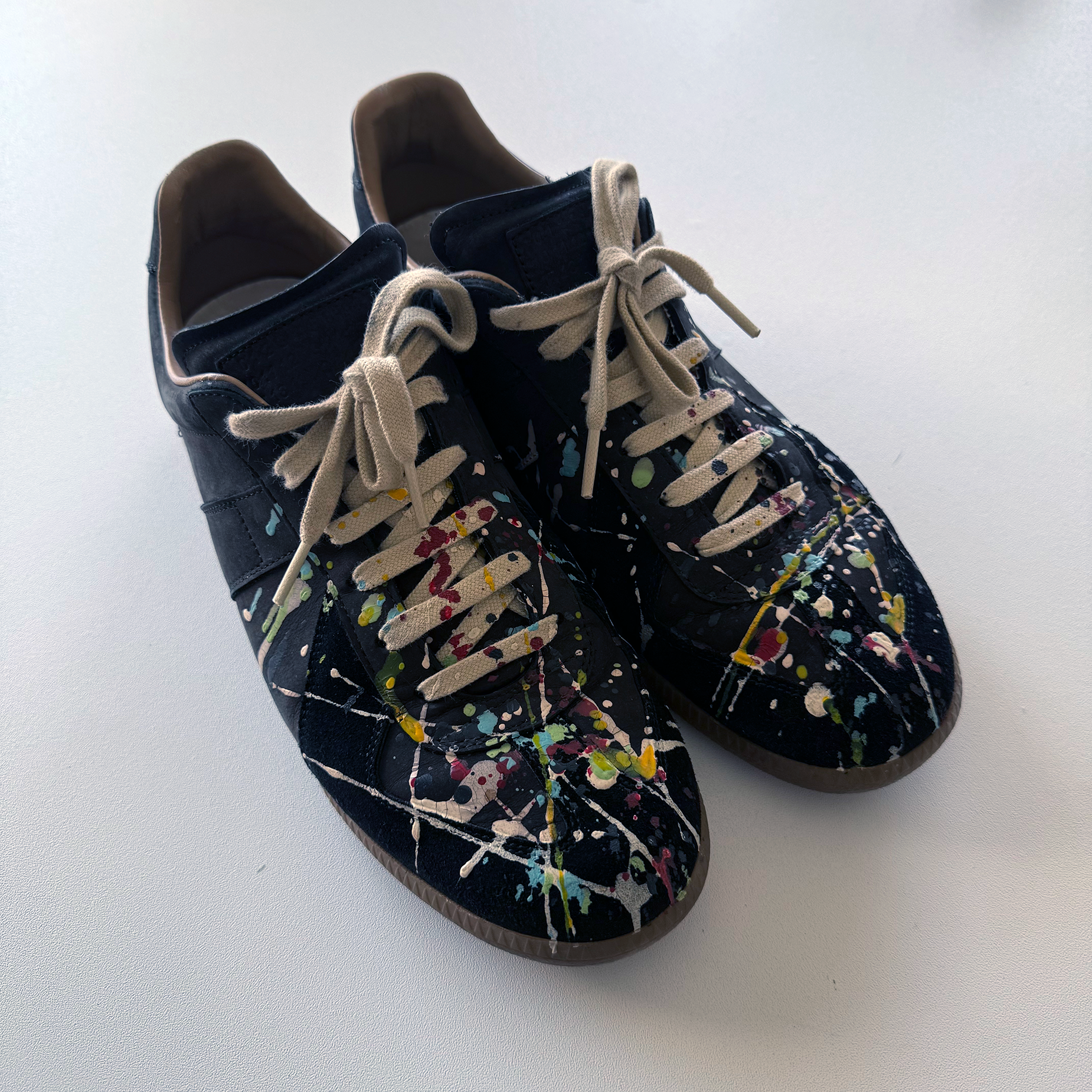 Maison Margiela Paint Splatter GATs (EU 41.5)
