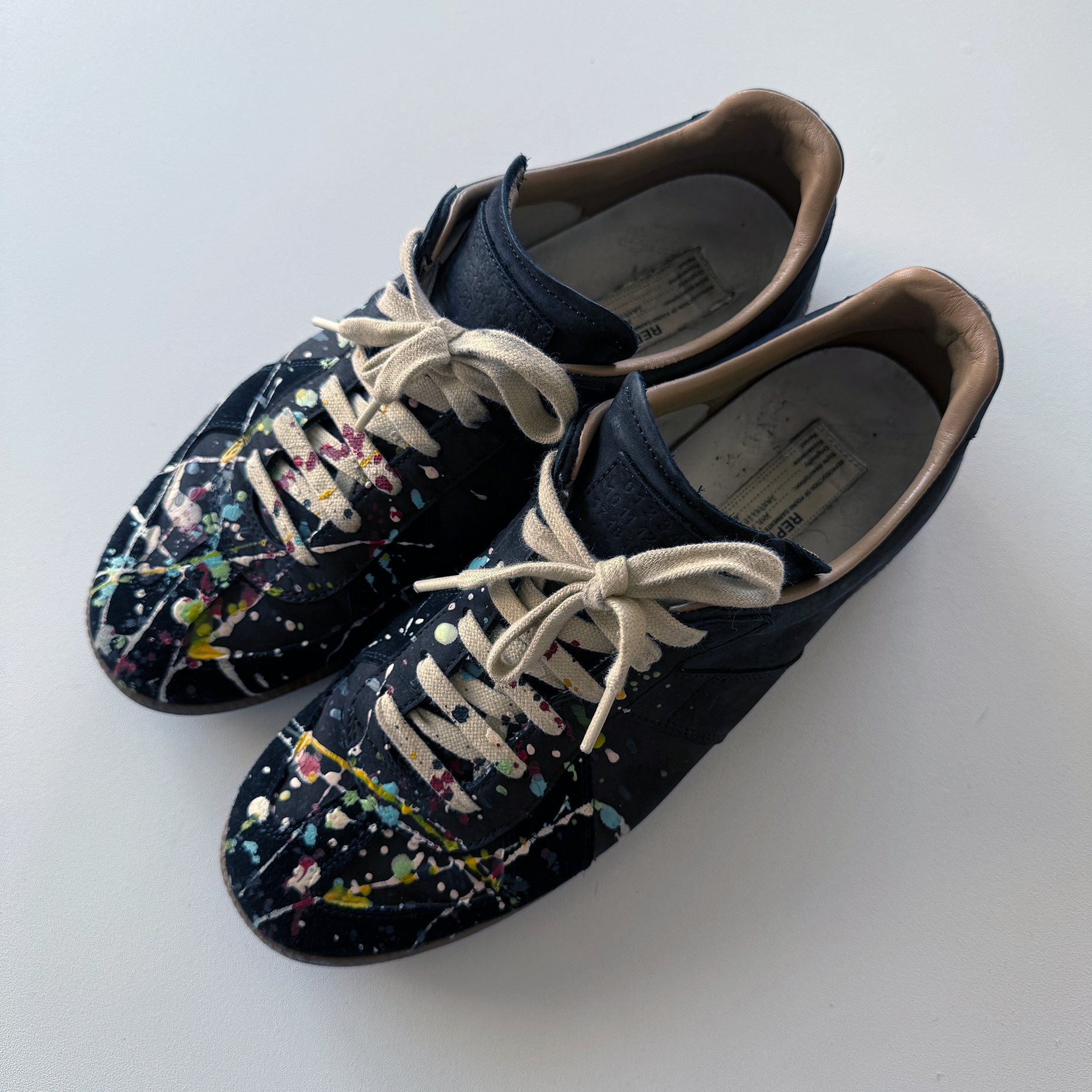Maison Margiela Paint Splatter GATs (EU 41.5)