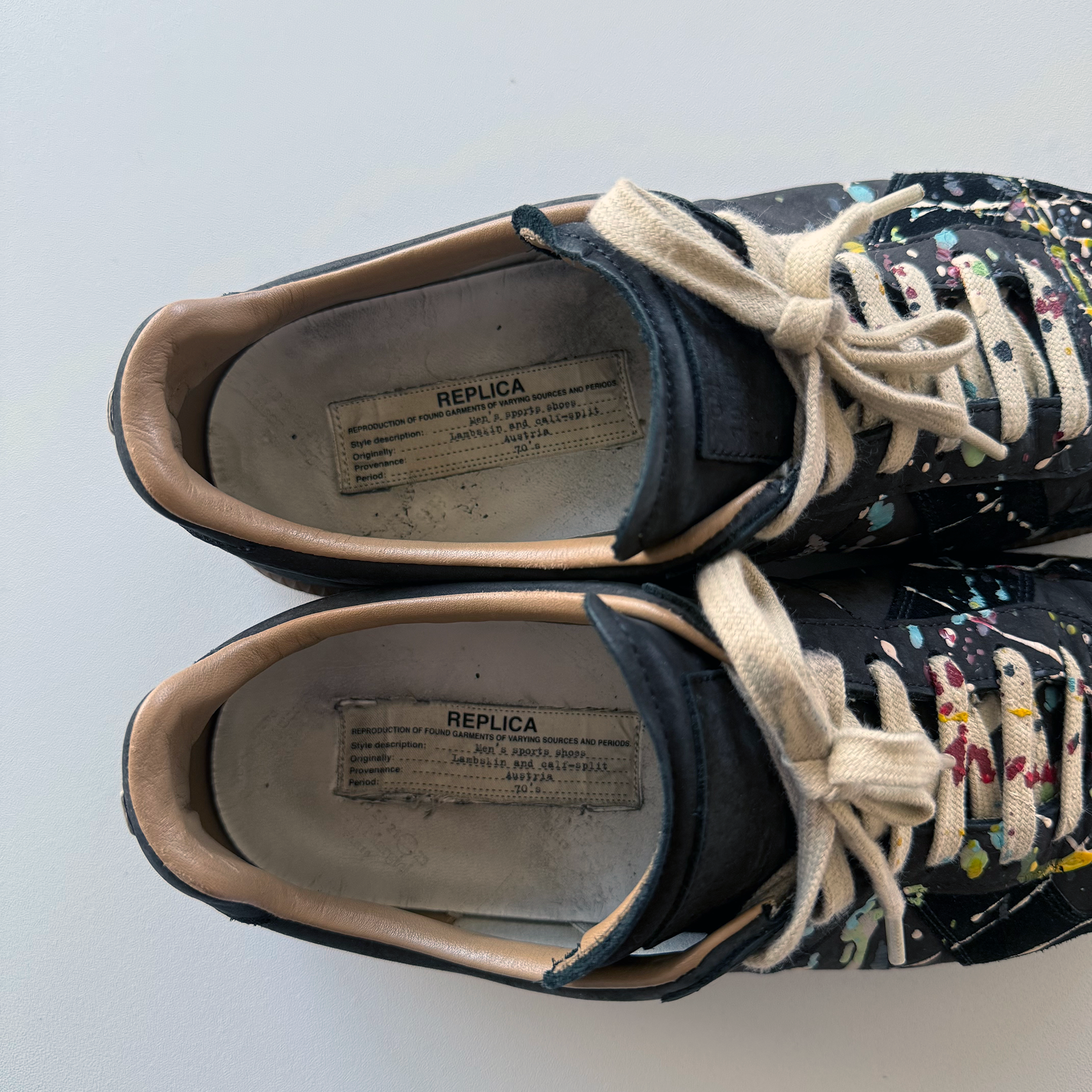Maison Margiela Paint Splatter GATs (EU 41.5)