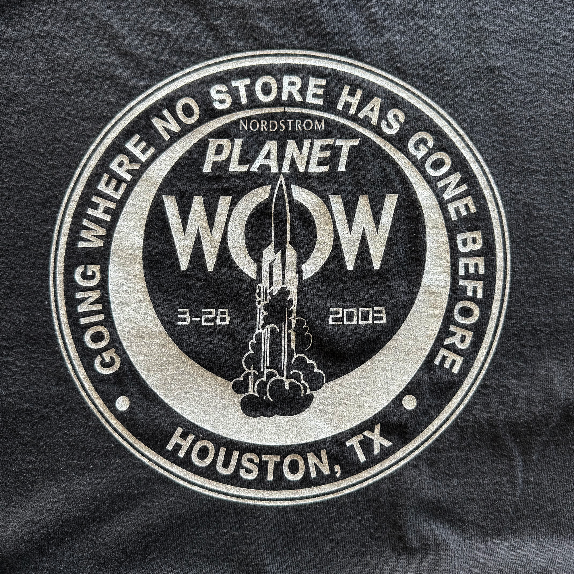 Vintage 2003 Nordstrom Galleria Planet Wow Tee