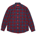 Supreme FW26 Frayed Textured Plaid Shirt
