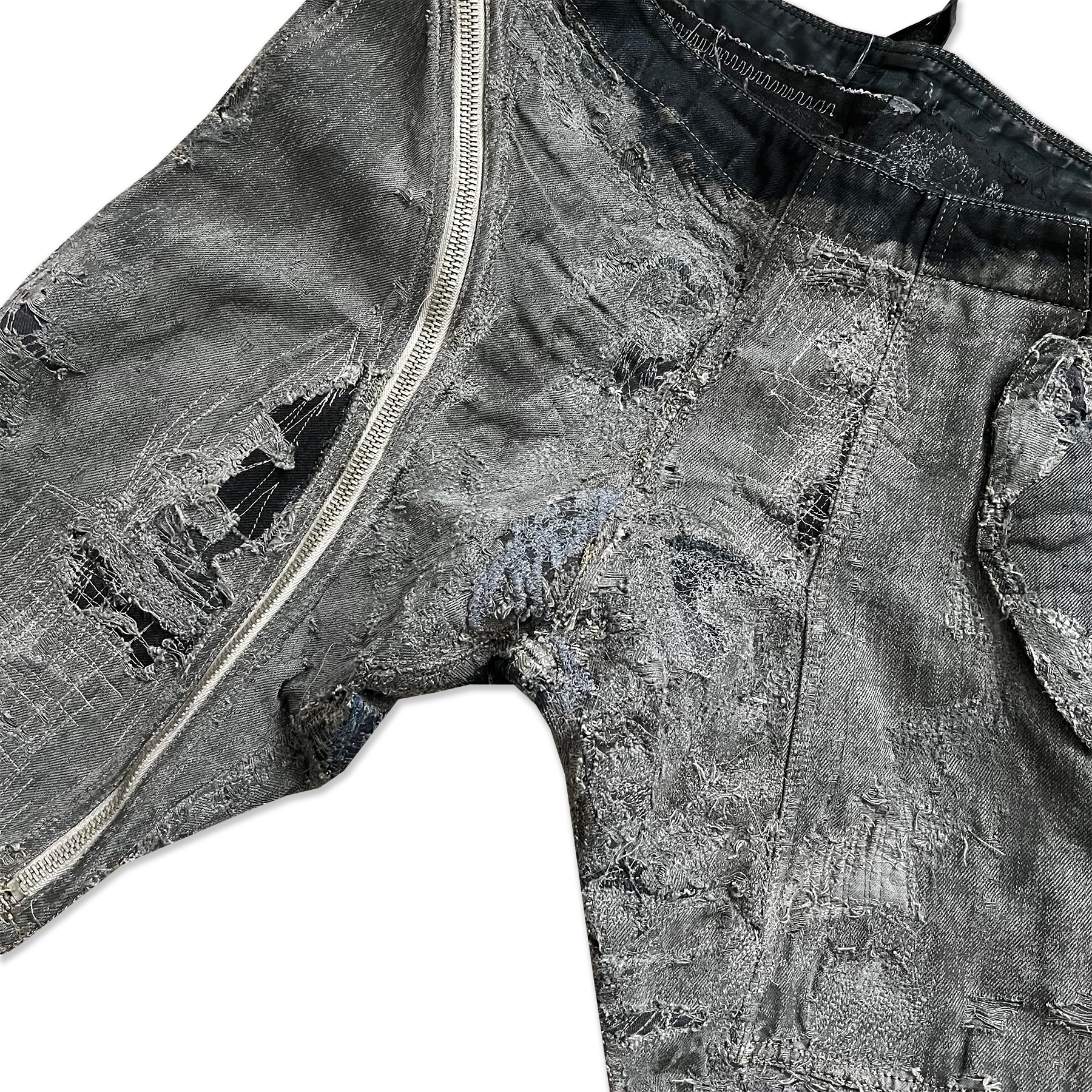 Rick Owens SS09 Strutter Hogwash Patchwork Denim Aircuts