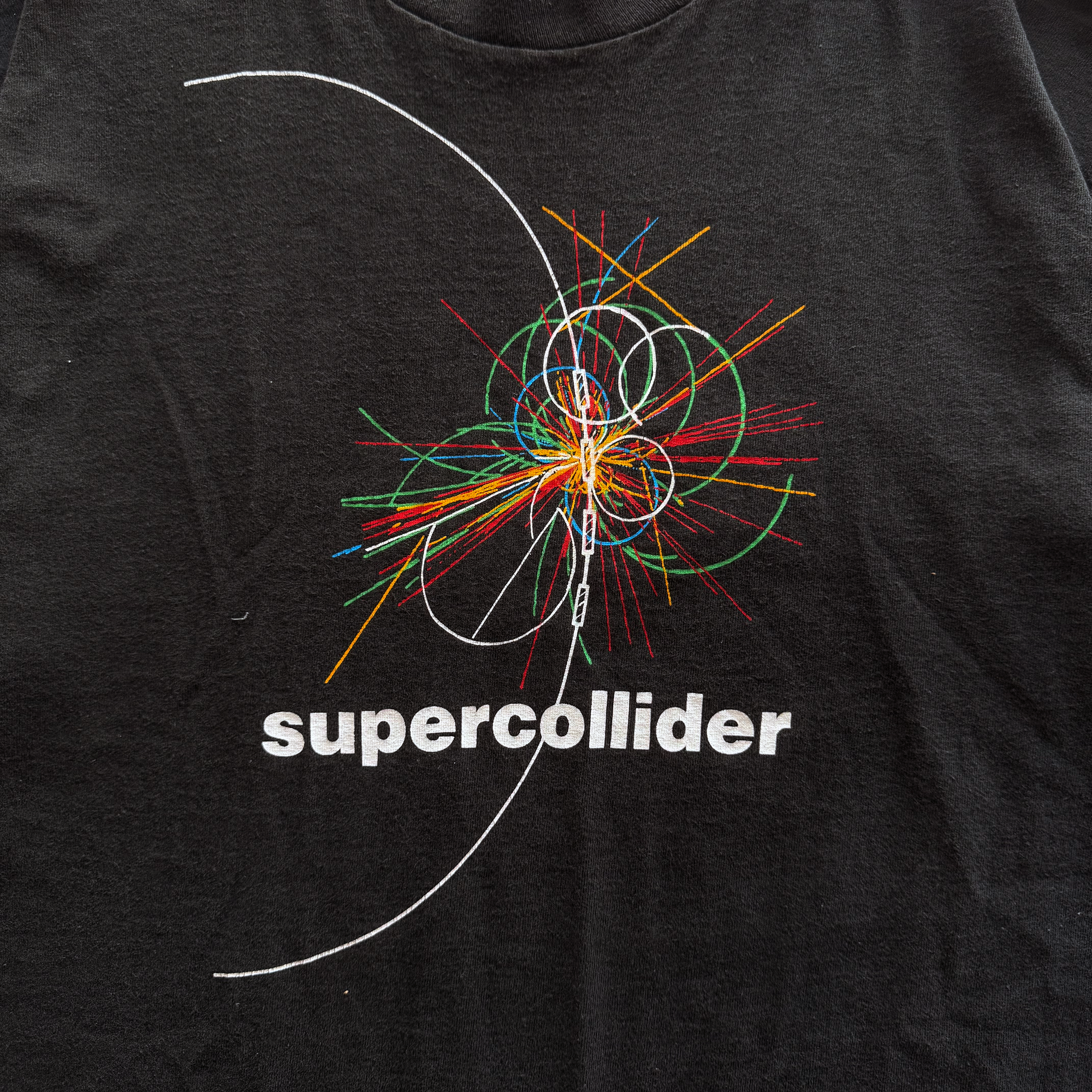 Vintage 1990s Supercollider CERN Fermilab NASA SETI Tee