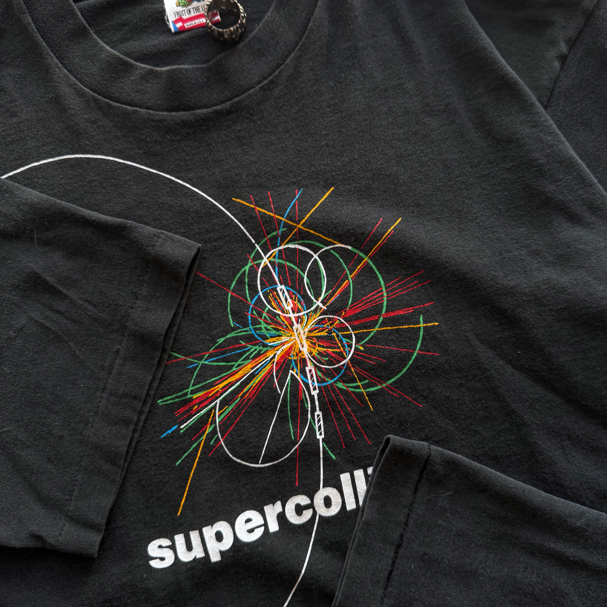 Vintage 1990s Supercollider CERN Fermilab NASA SETI Tee
