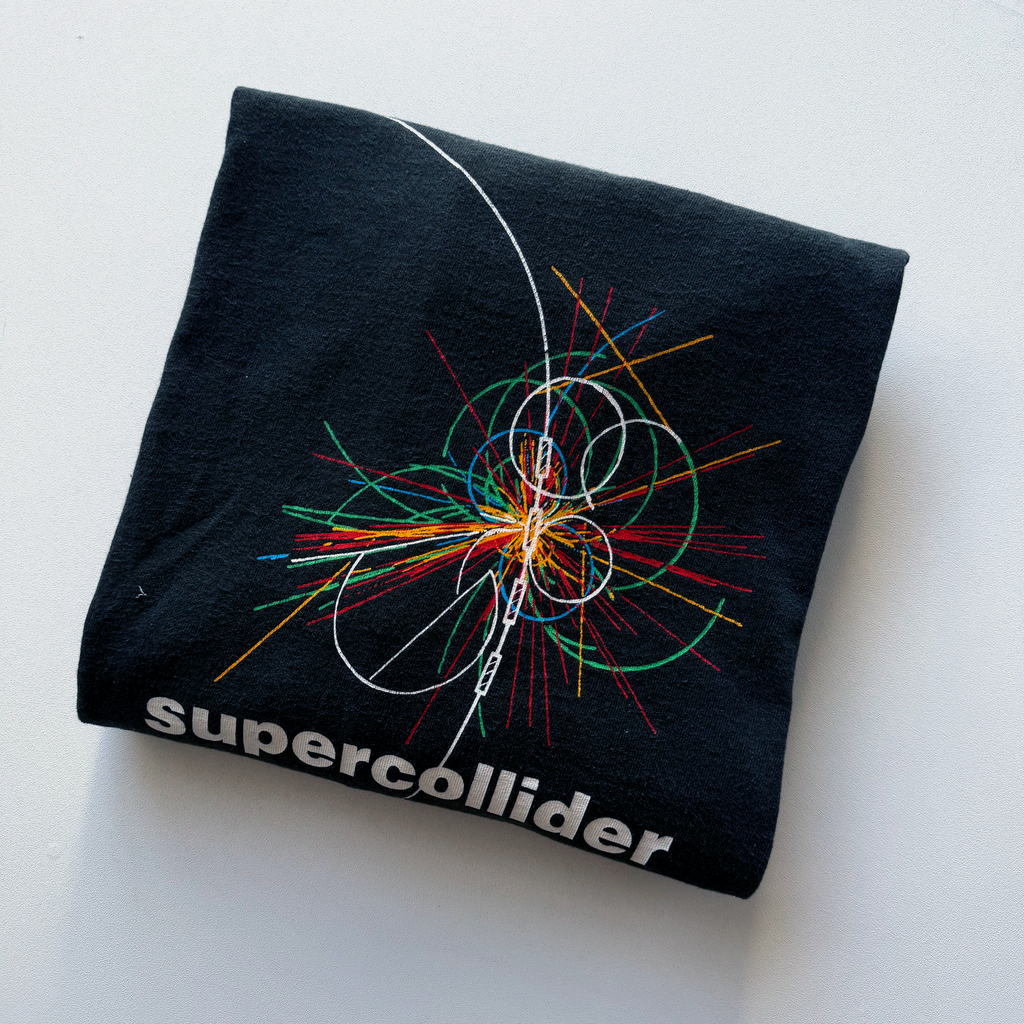 Vintage 1990s Supercollider CERN Fermilab NASA SETI Tee