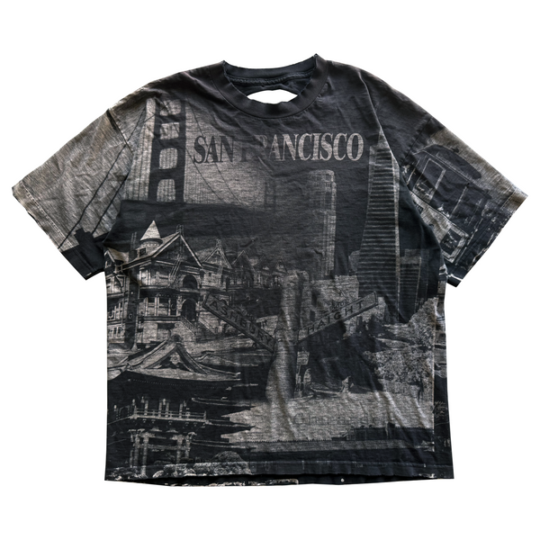 Vintage 1990s San Francisco, California AOP Fader Tee