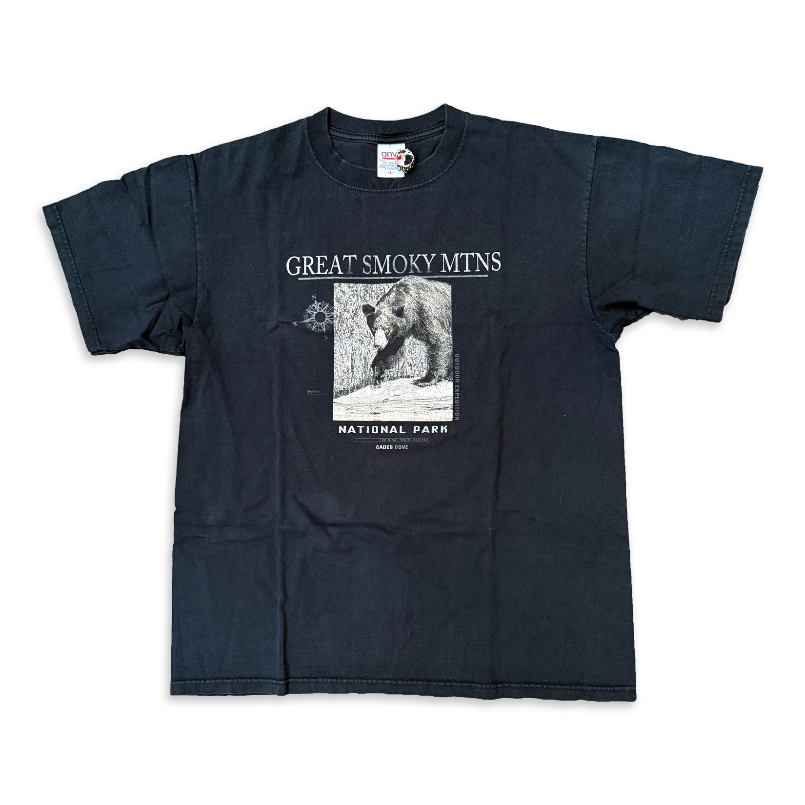 Vintage 2001 Great Smoky Mountains National Park Black Bear Tee