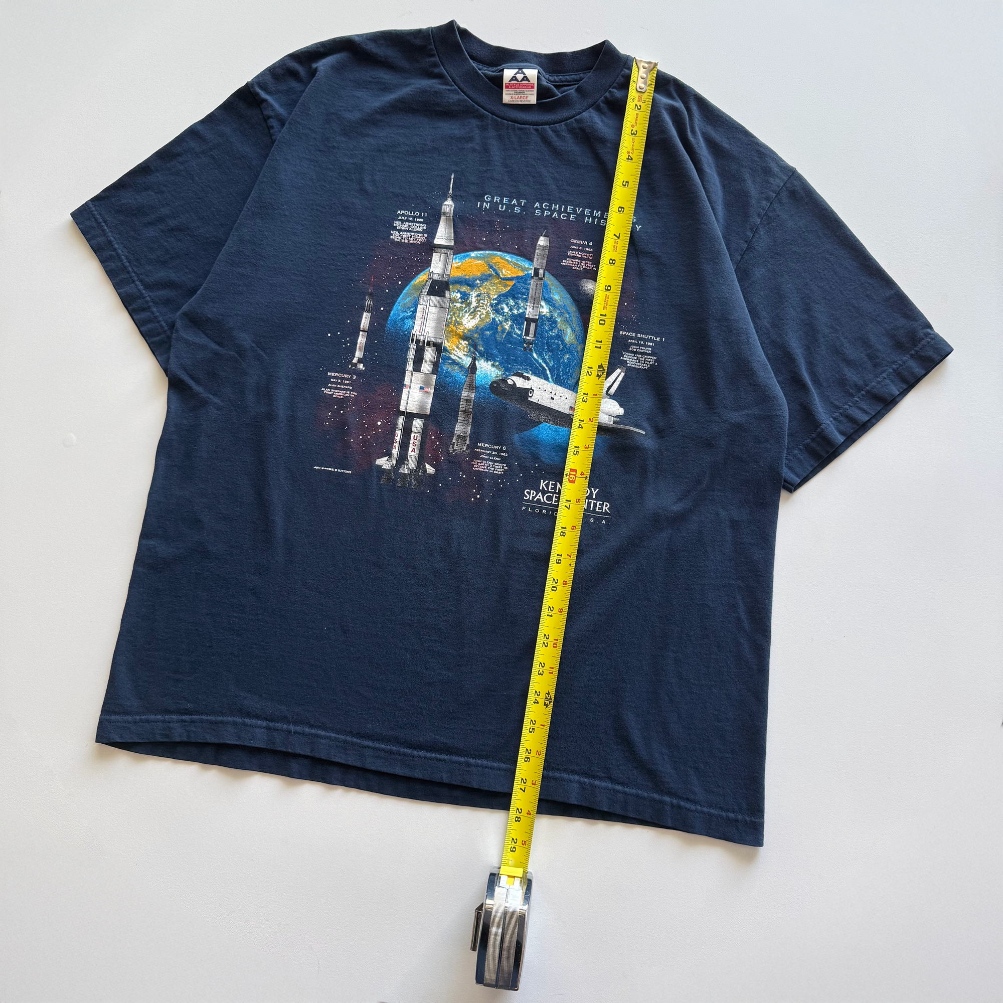 Vintage 1998 NASA US Space History Tee