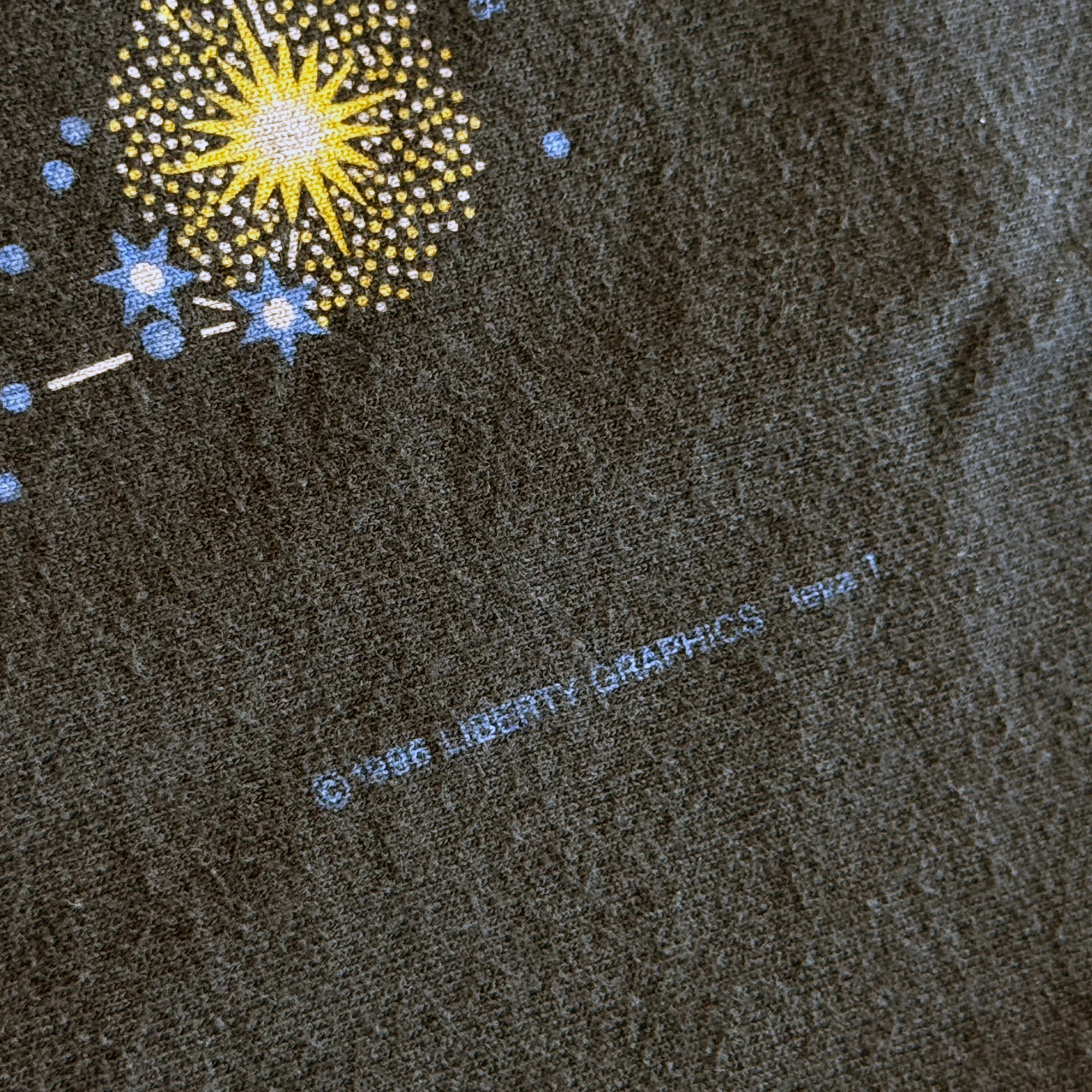 Vintage 1996 Superstars Astrology Constellations AOP Tee