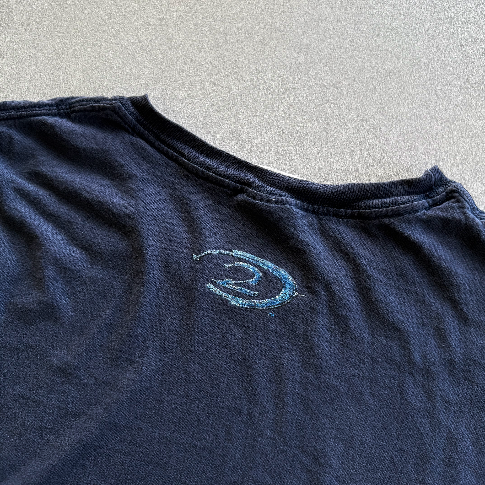 Vintage 2004 Thrashed Vintage Halo 2 Logo Tee
