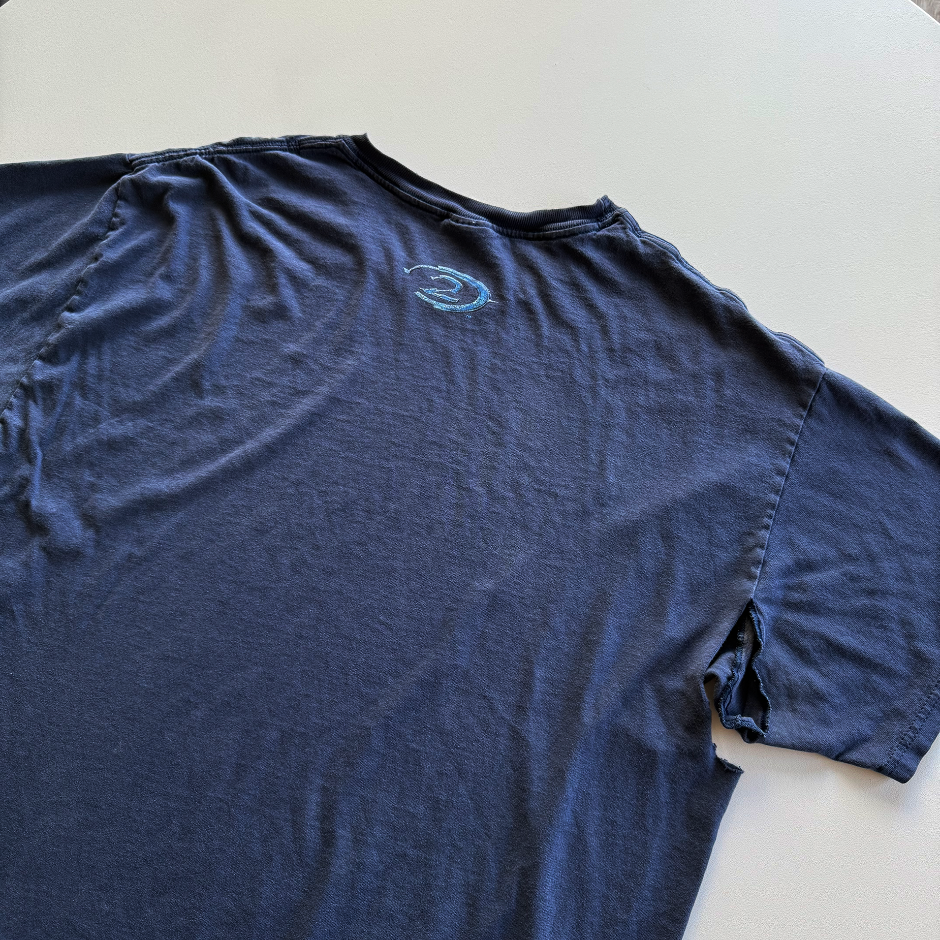 Vintage 2004 Thrashed Vintage Halo 2 Logo Tee