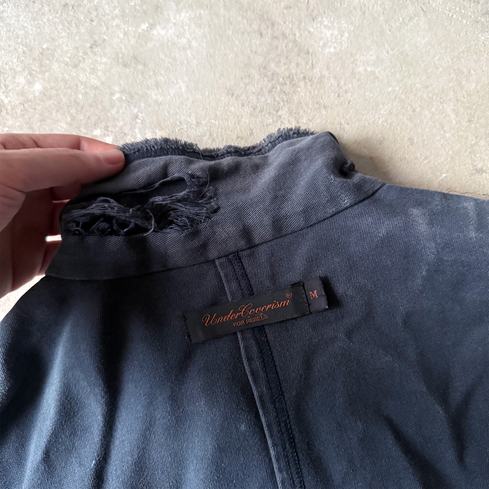 Undercover AW03 Paper Doll Hybrid Reversible Distressed Jacket