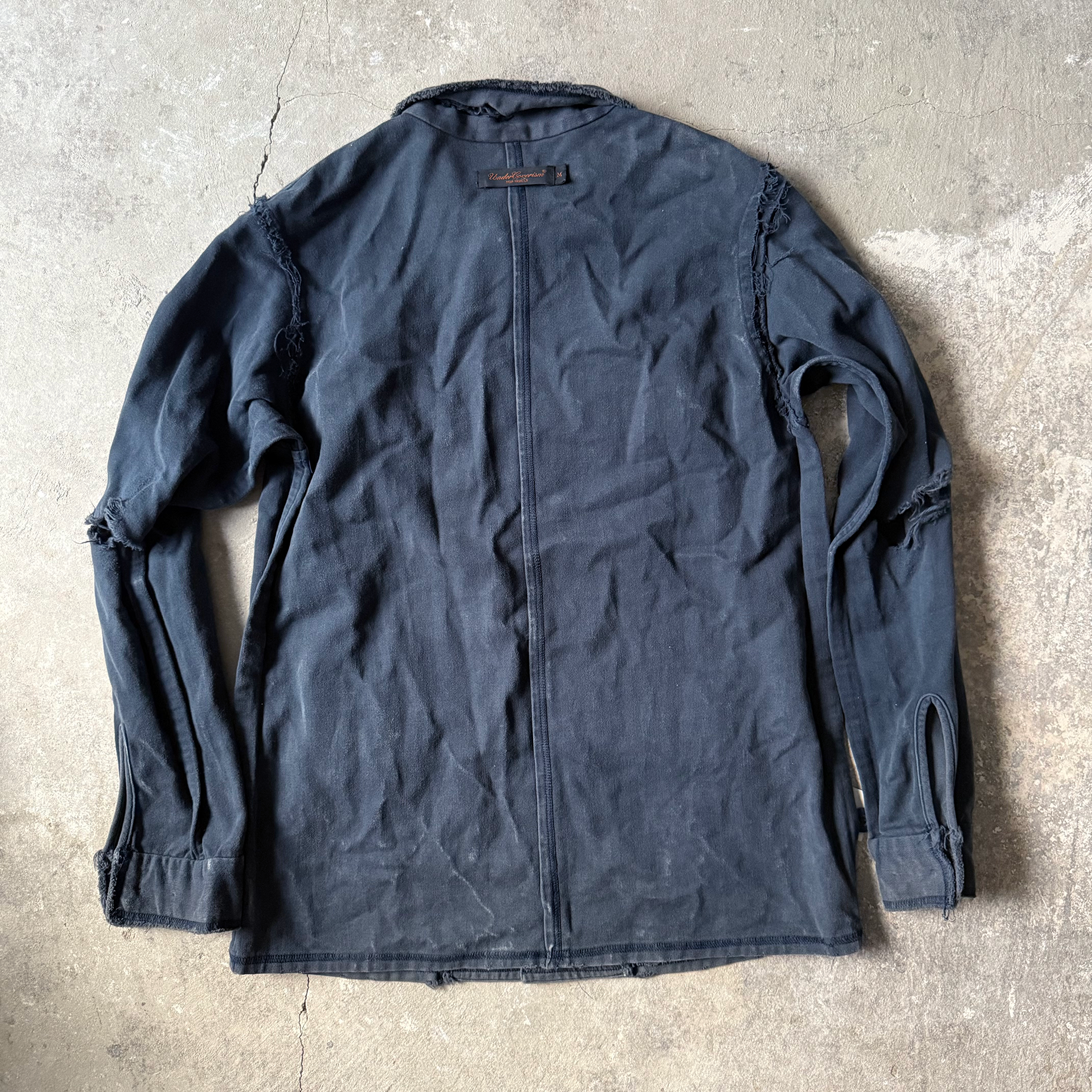 Undercover AW03 Paper Doll Hybrid Reversible Distressed Jacket