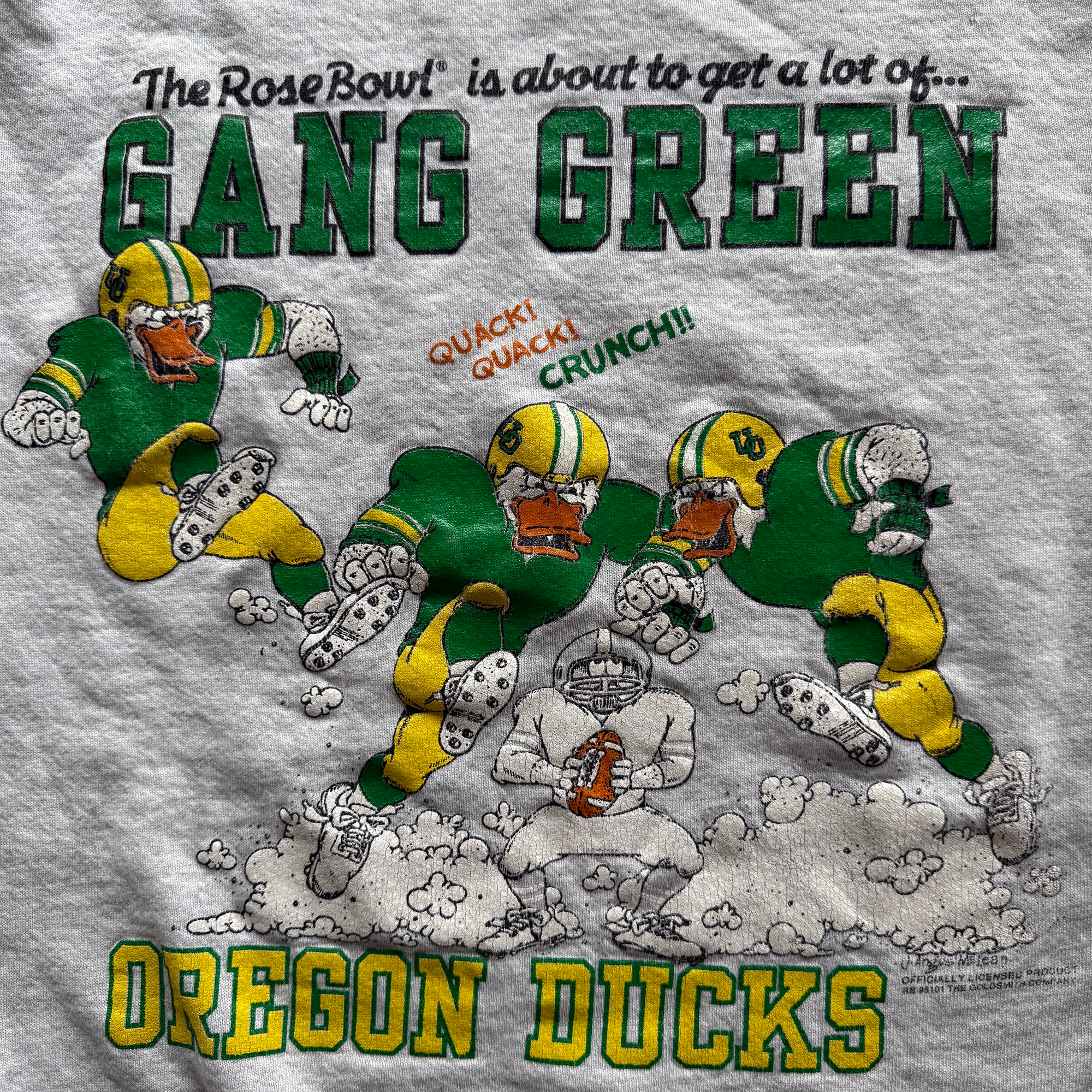 Vintage 1995 Rose Bowl Oregon Ducks Penn State Sweatshirt