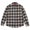 Supreme FW26 Frayed Textured Plaid Shirt